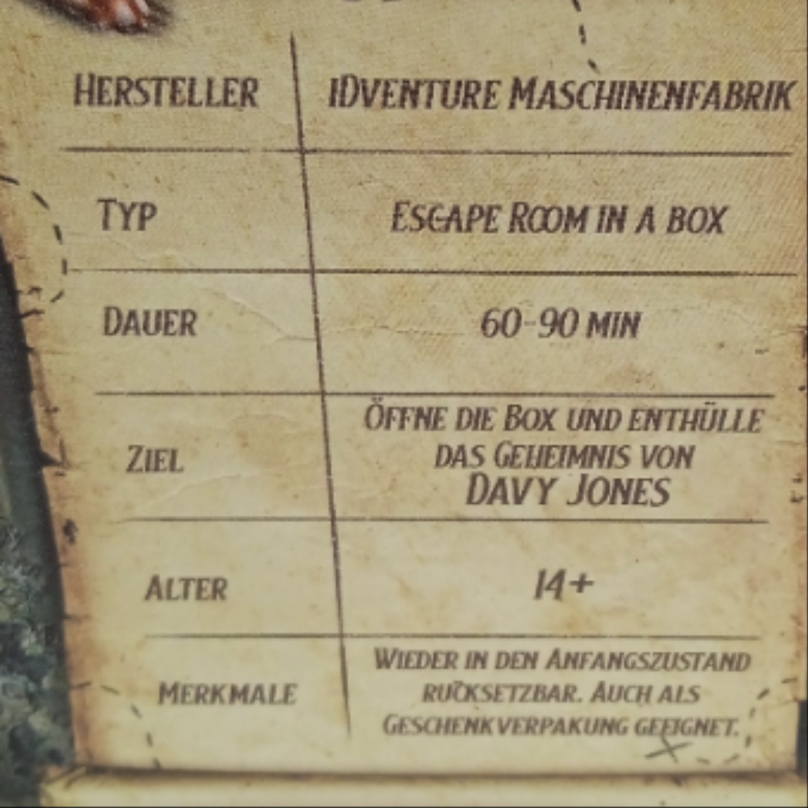 Coffret Casse Tête Idventure Cluebox Davy Jones - Comme neuf - Photo 8