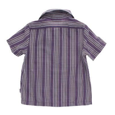 Chemise à carreaux violette-Garçon-MEXX-Taille 12 mois - Photo 1