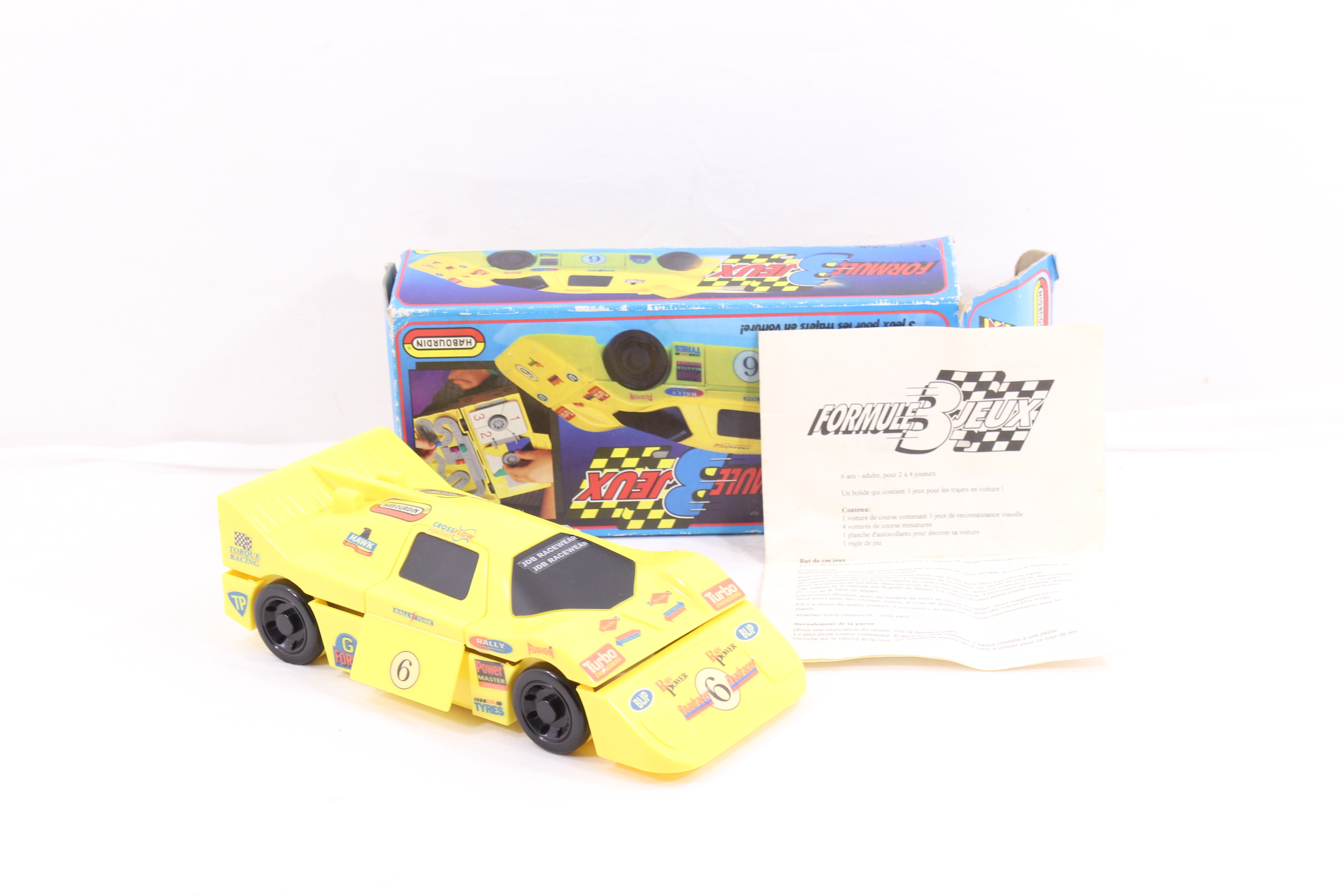 Jeu de voyage voiture de course / Formule 3 - Habourdin 1993 Bon état - Vue 2 - 