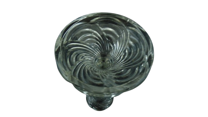 Lot de 2 bougeoirs en cristal - Photo 5