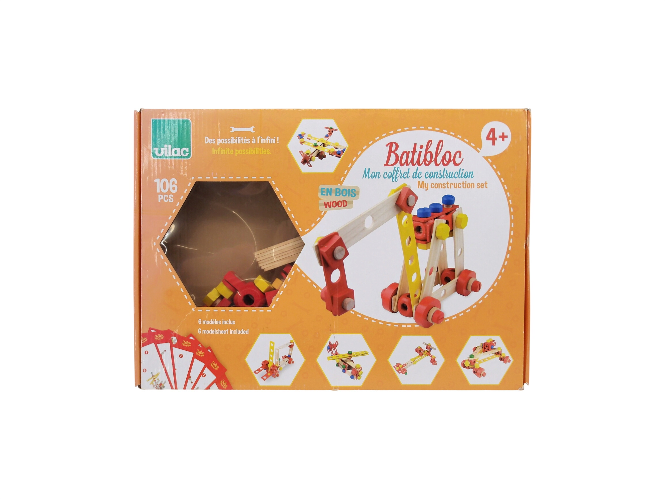 Batibloc - Mon coffret de construction  Très bon état -  reconditionné disponible sur Label Emmaüs