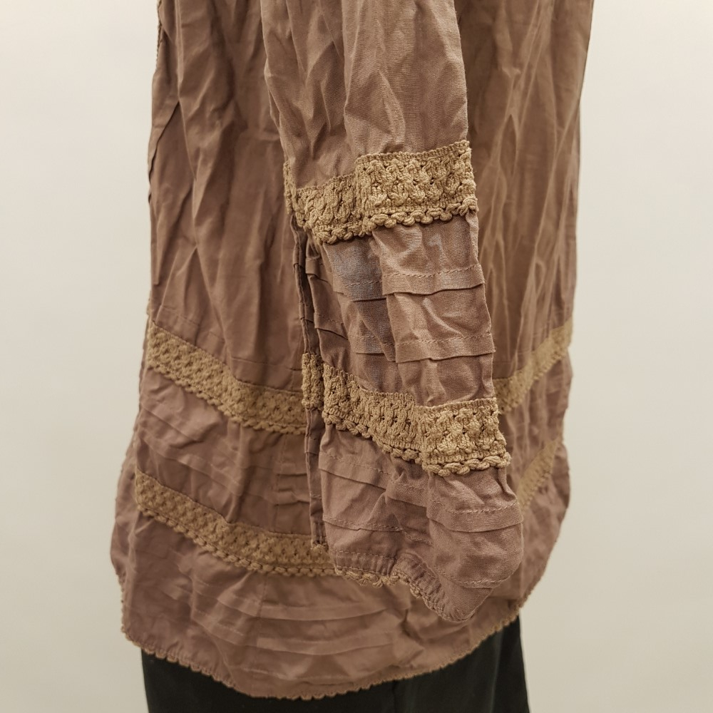 Chemise folk marron - DAMART - Taille 44/46 - Photo 7