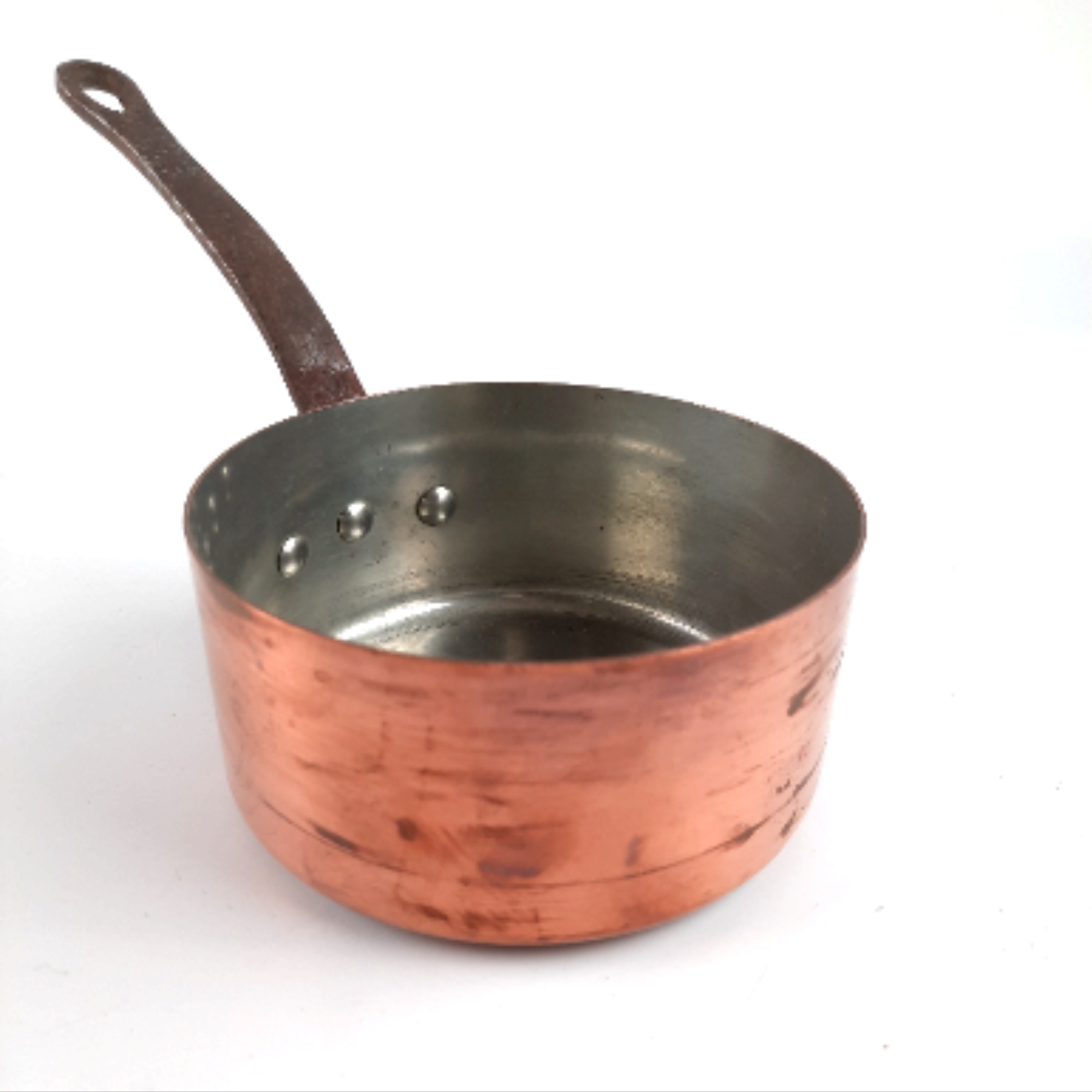 Petite casserole en cuivre fabrications française 12.5 cm - Photo 2