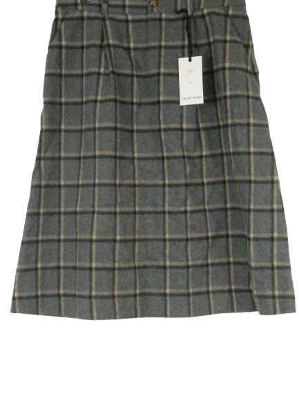 Chloé Stora jupe trapèze tartan à carreaux - Taille 38/M - Photo 6