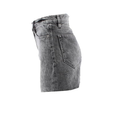 Jupe grise en jeans délavés - Femme - Superdry - Taille 36 - Photo 2