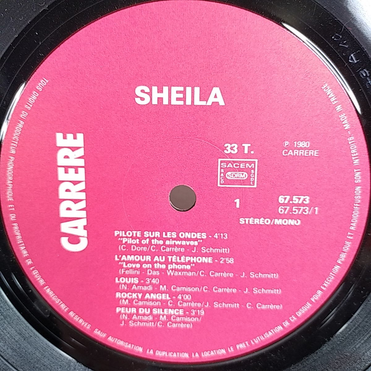 Voir photo 5 de Album vinyle 33 tours - Sheila Album vinyle 33 tours - Sheila Bon état - Vue 5 -