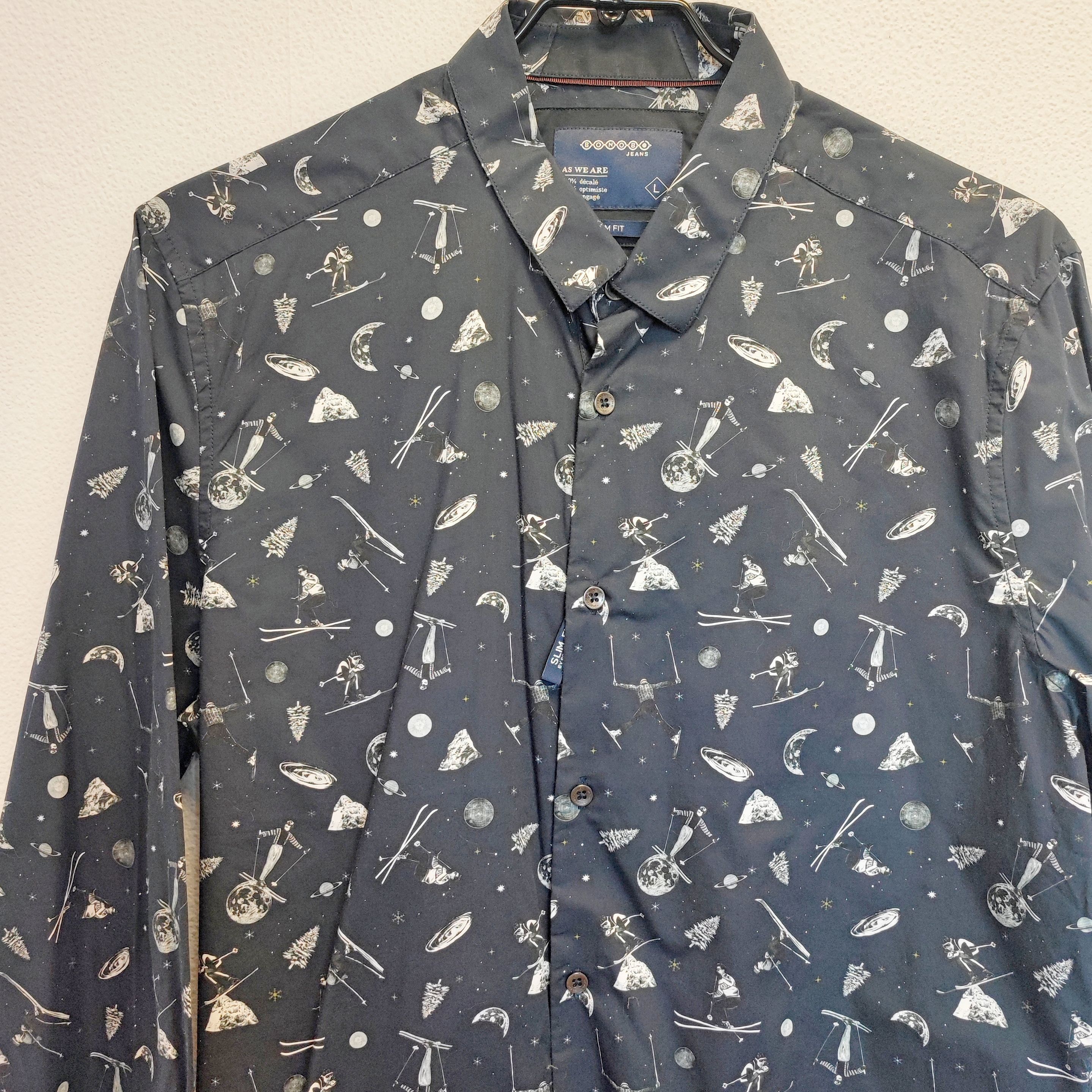 BONOBO - Chemise à motif hivernal - L - Homme - Photo 1