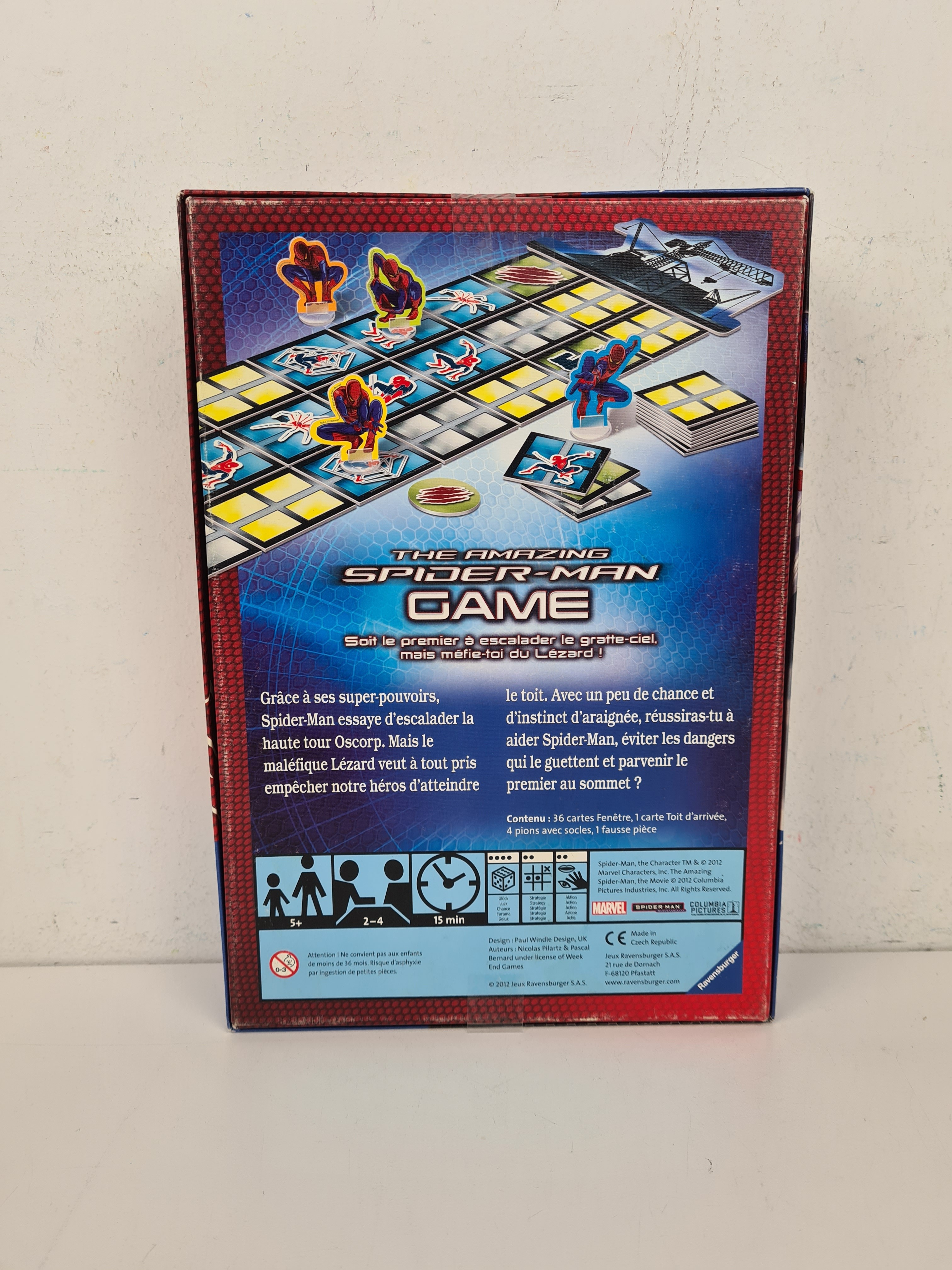 Jeu de cours - The Amazing Spider-Man Game - Ravensburger - 5 ans+ - Photo 2