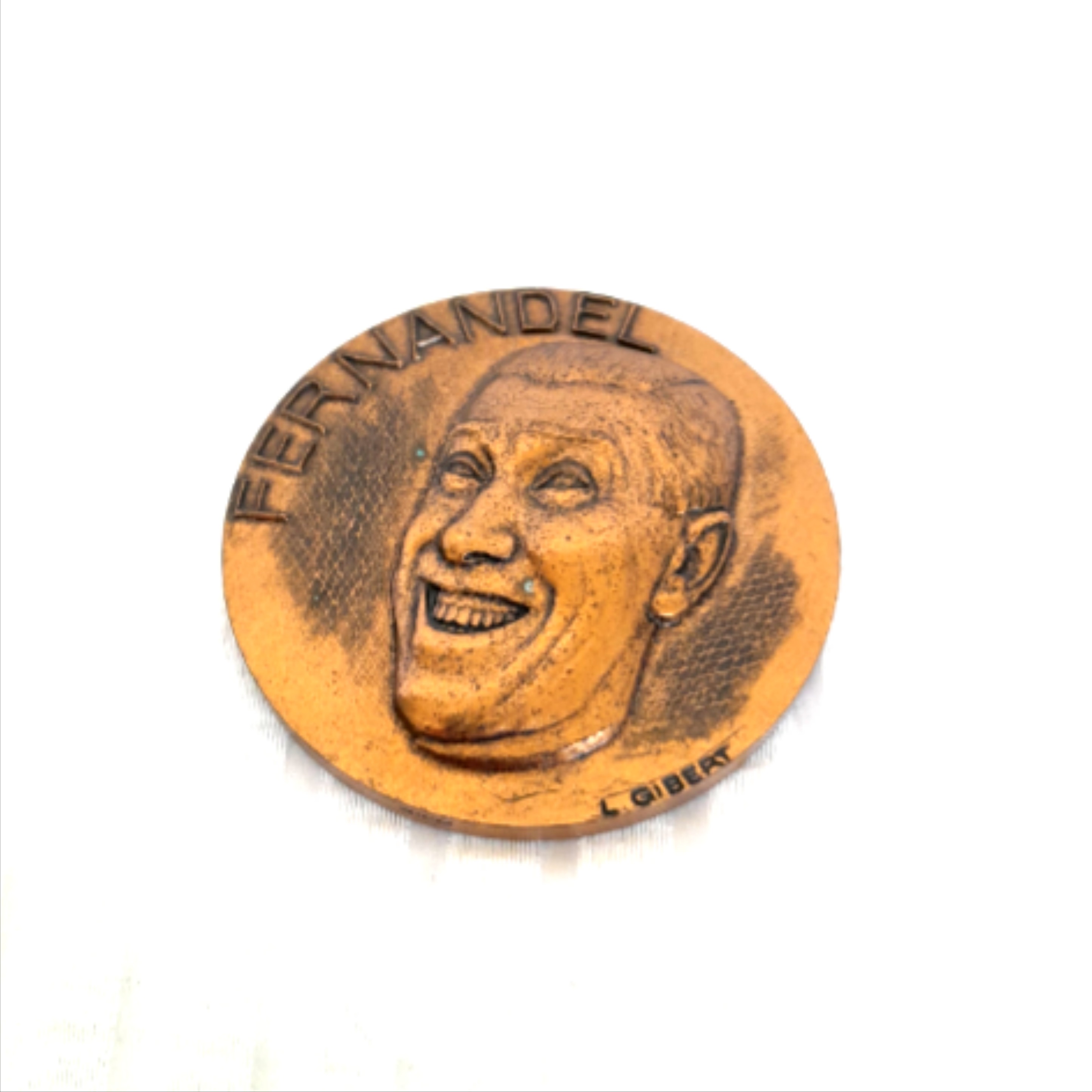 Médaille de F. CONTANDIN, ou FERNANDEL, ou de l'acteur par ses 40 années cinématographiques - Photo 4