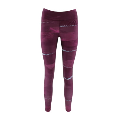 Legging sport violet imprimé - femme - Crivit - taille L - Photo 0