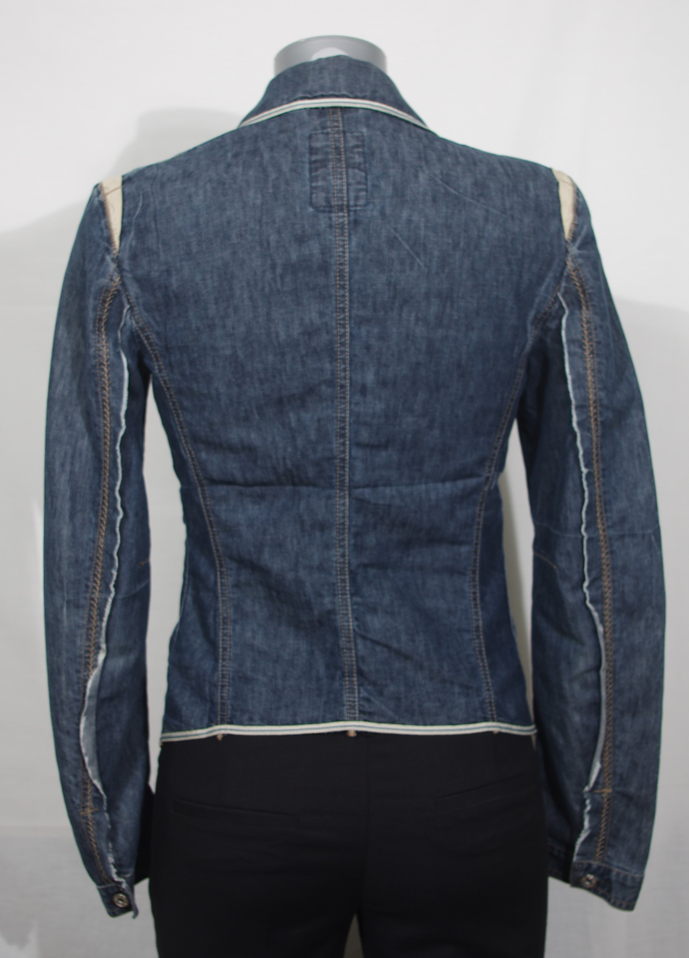 Marithé & François Girbaud - Veste tailleur jeans - 34 - Photo 1