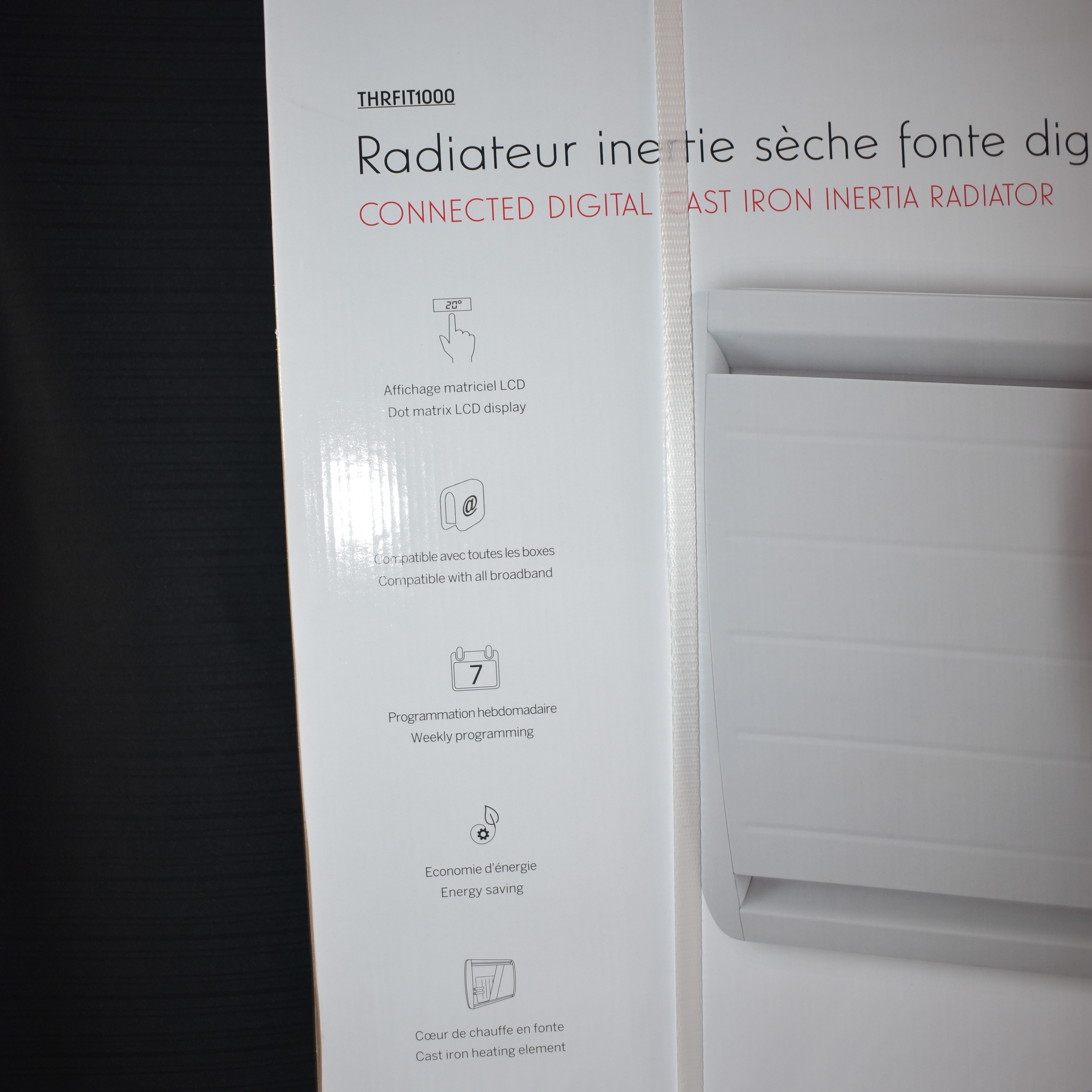 Radiateur inertie par WIFI thomson Power 1000W Comme neuf - Vue 3 - 