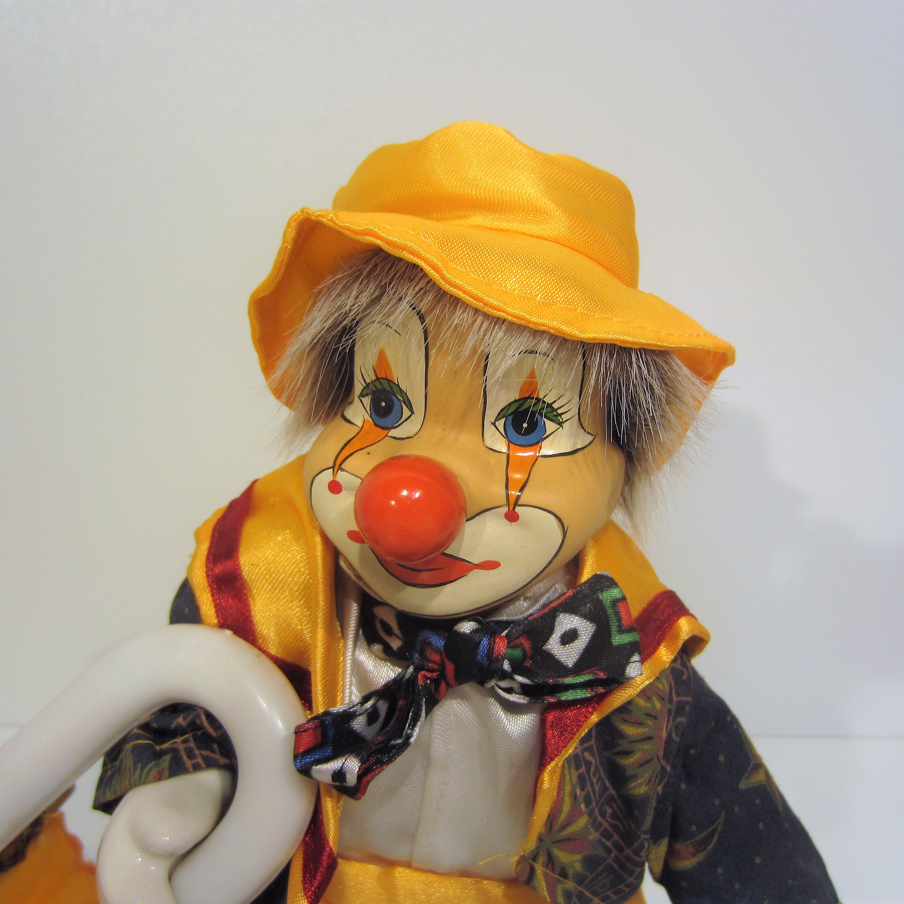 Poupée clown et son parapluie Très bon état - Vue 2 - 