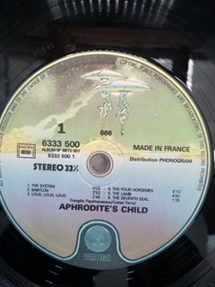 ALBUM VINYLE, APHRODITE'S CHILD, 666 Bon état - Vue 5 - 