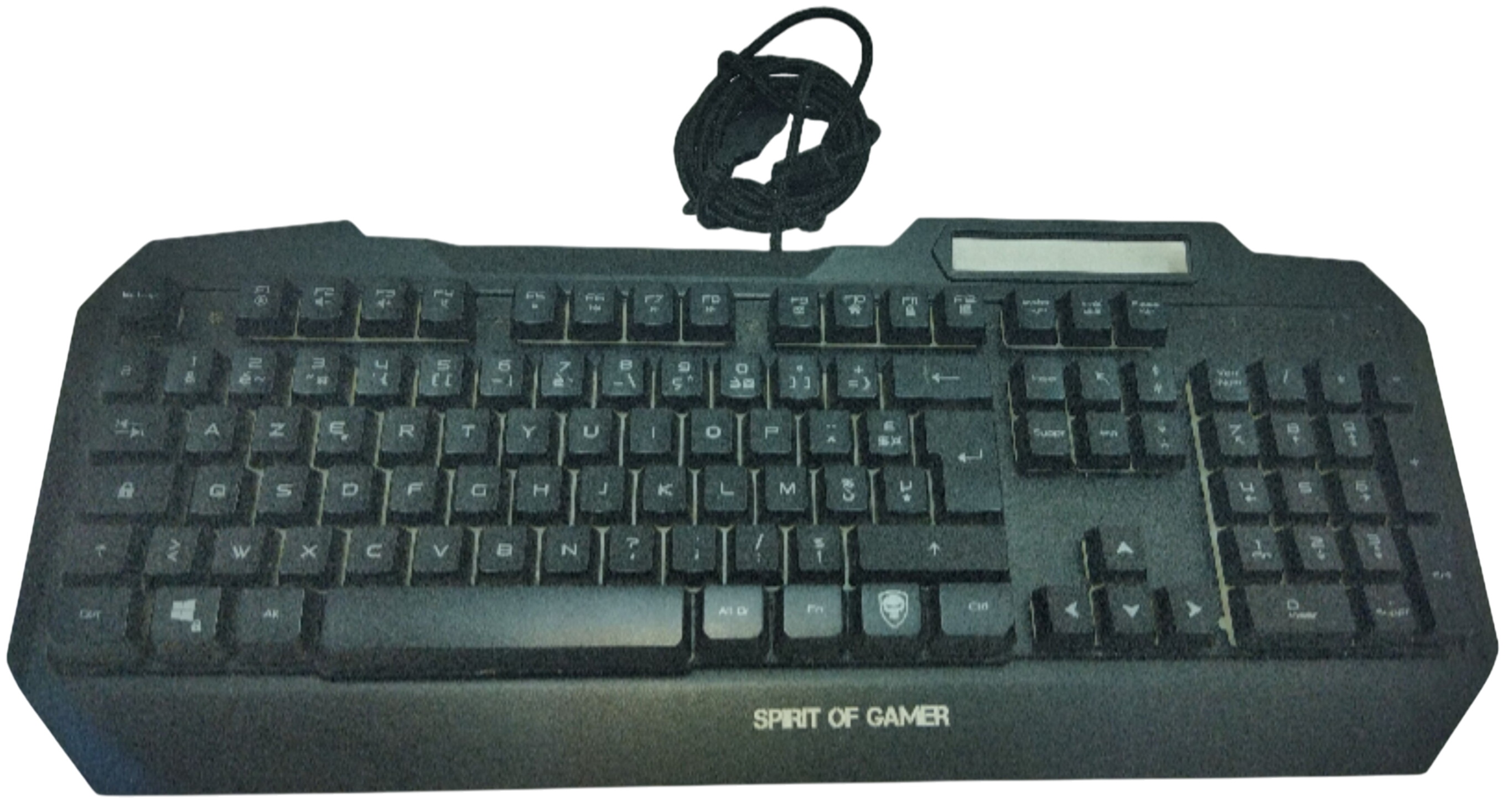 Clavier Gaming Rétroéclairé SOG  -  reconditionné disponible sur Label Emmaüs
