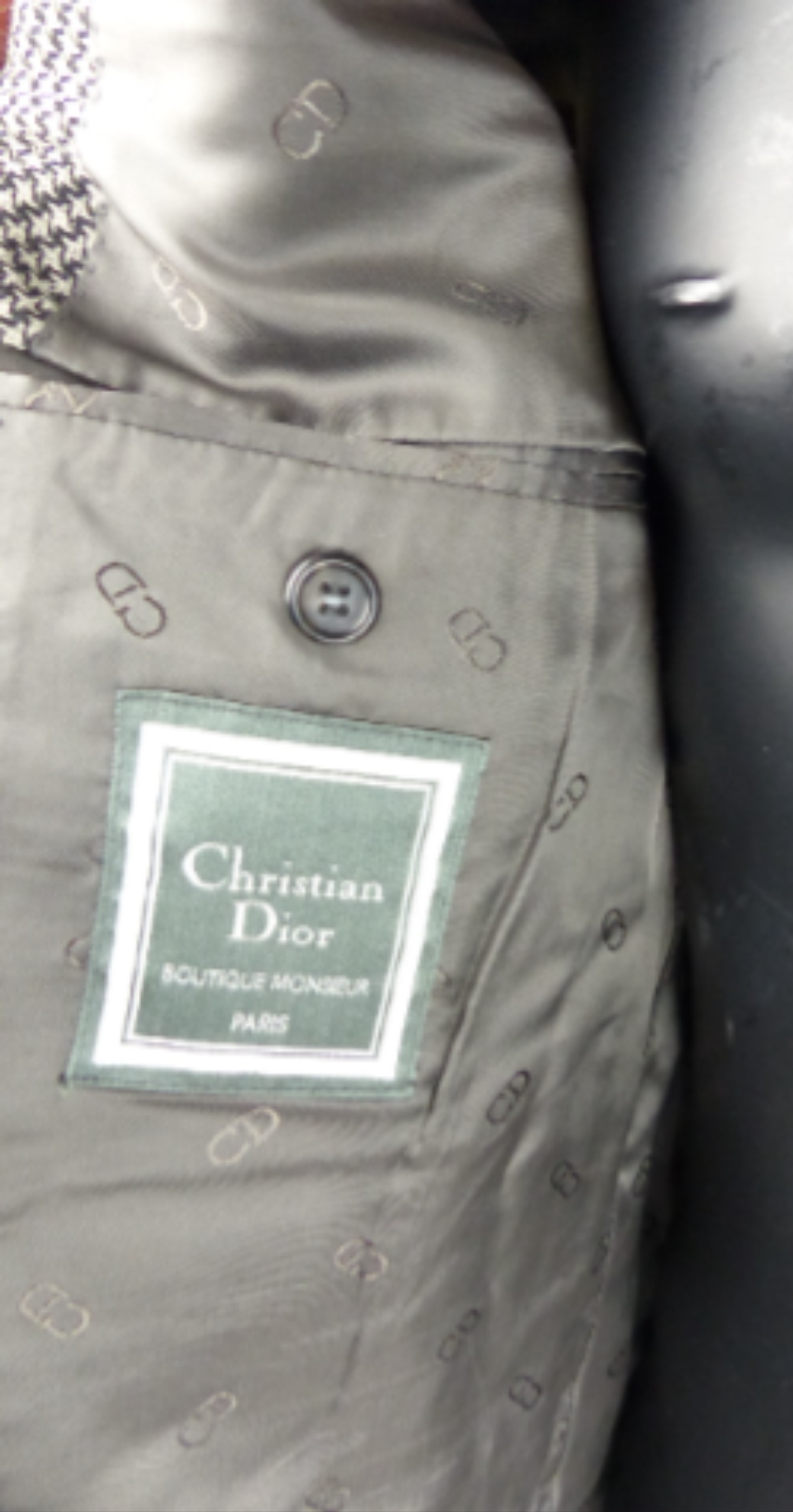 Veste de costume Christian Dior en pure laine, Taille 52 - Photo 2