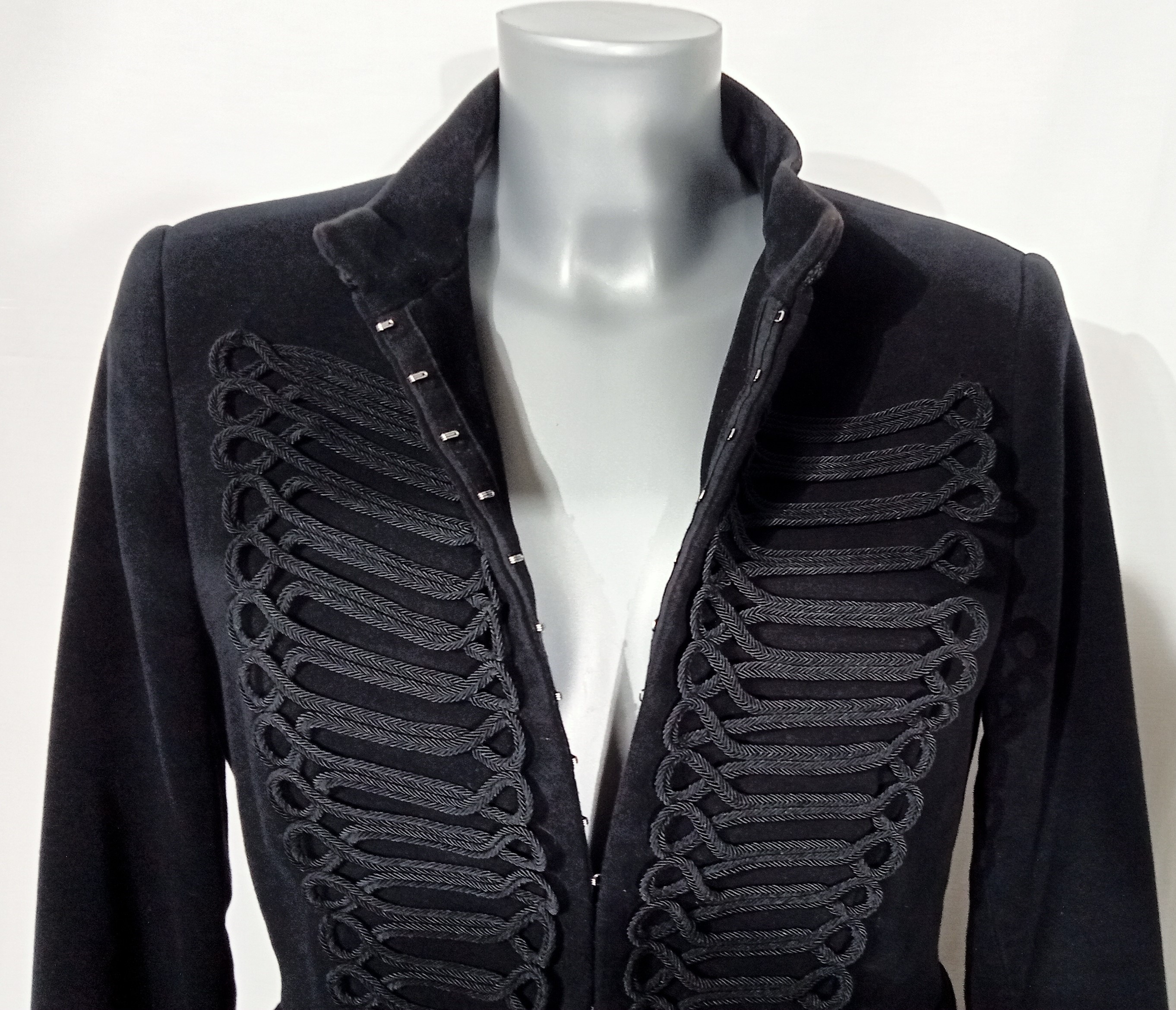 Veste longue noir esprit militaire - ZARA - L ✨ Très bon état - Vue 3 - 