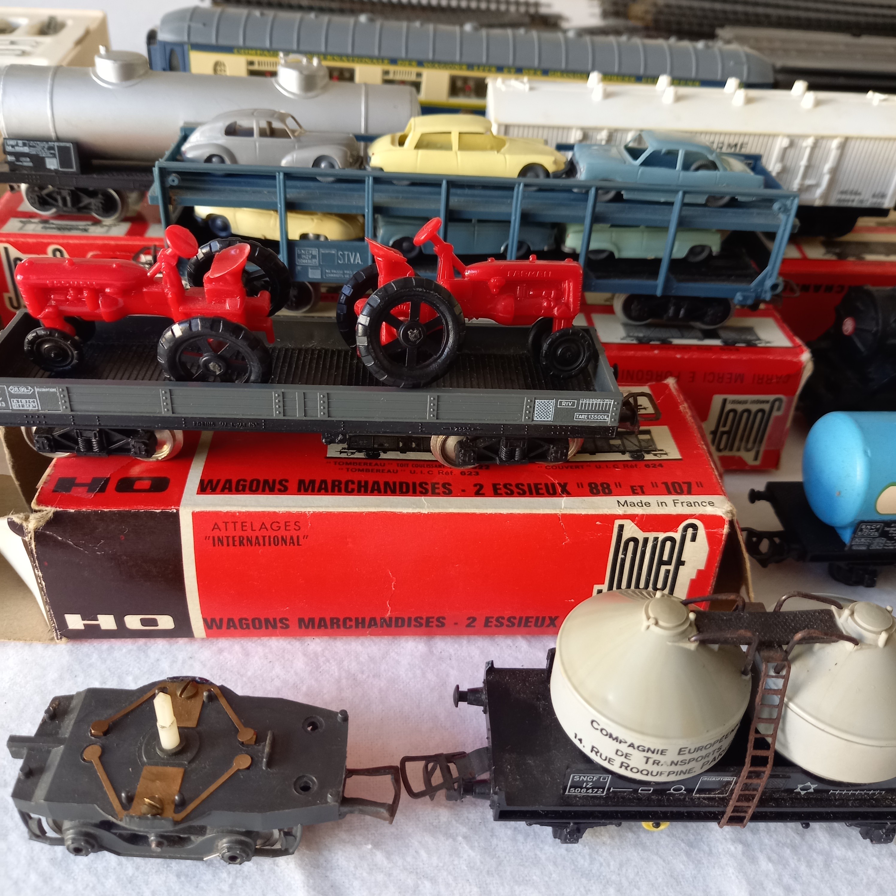 Vintage ancien train locomotive wagon Jouef Bon état - Vue 13 - 