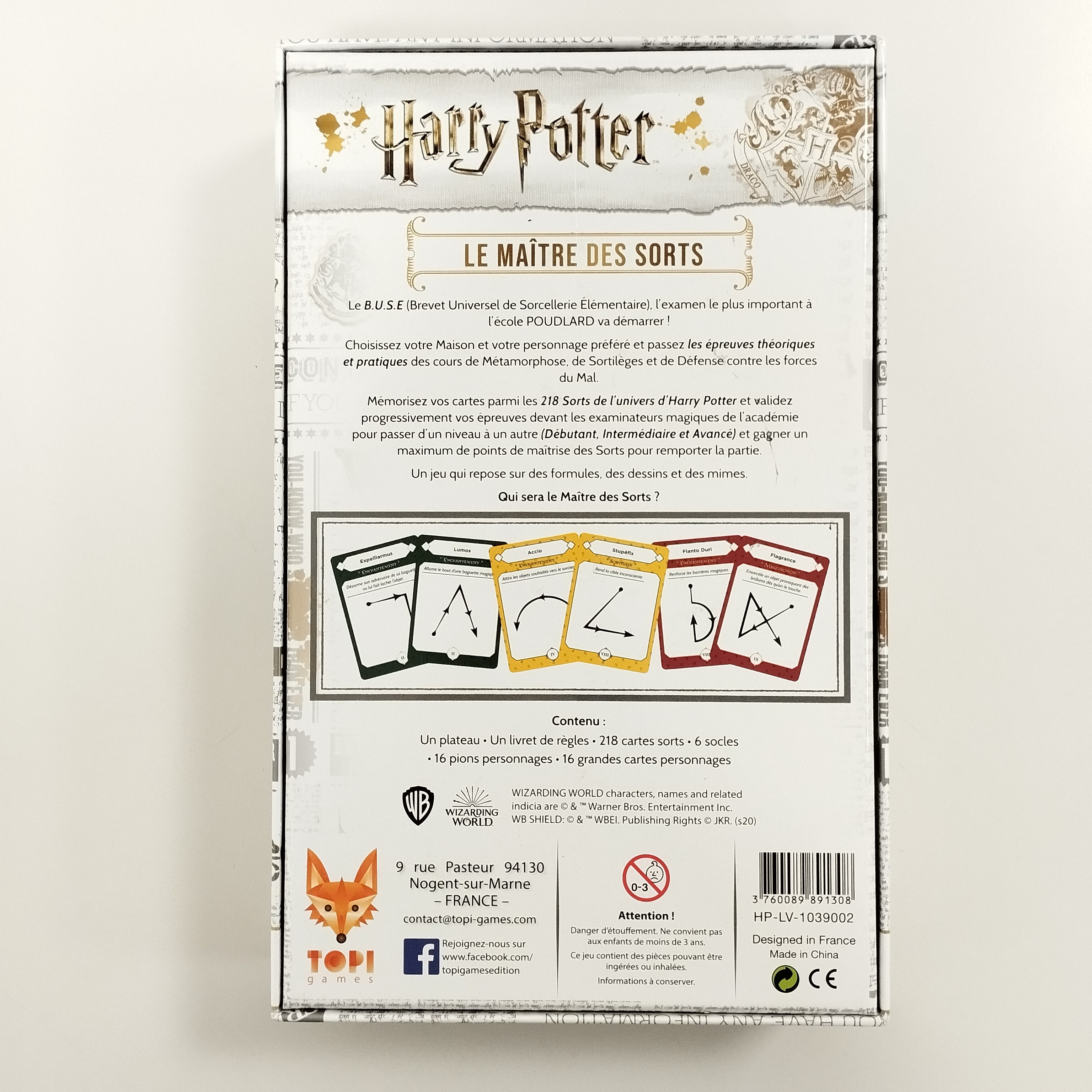 Jeu de société Harry Potter - Le Maître des Sorts Comme neuf - Vue 2 - 