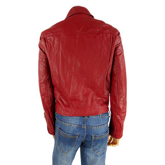 Voir photo 2 de Veste rouge en simili cuir - femme - Zara - taille M Veste rouge en simili cuir - femme - Zara - taille M Très bon état - Vue 2 -