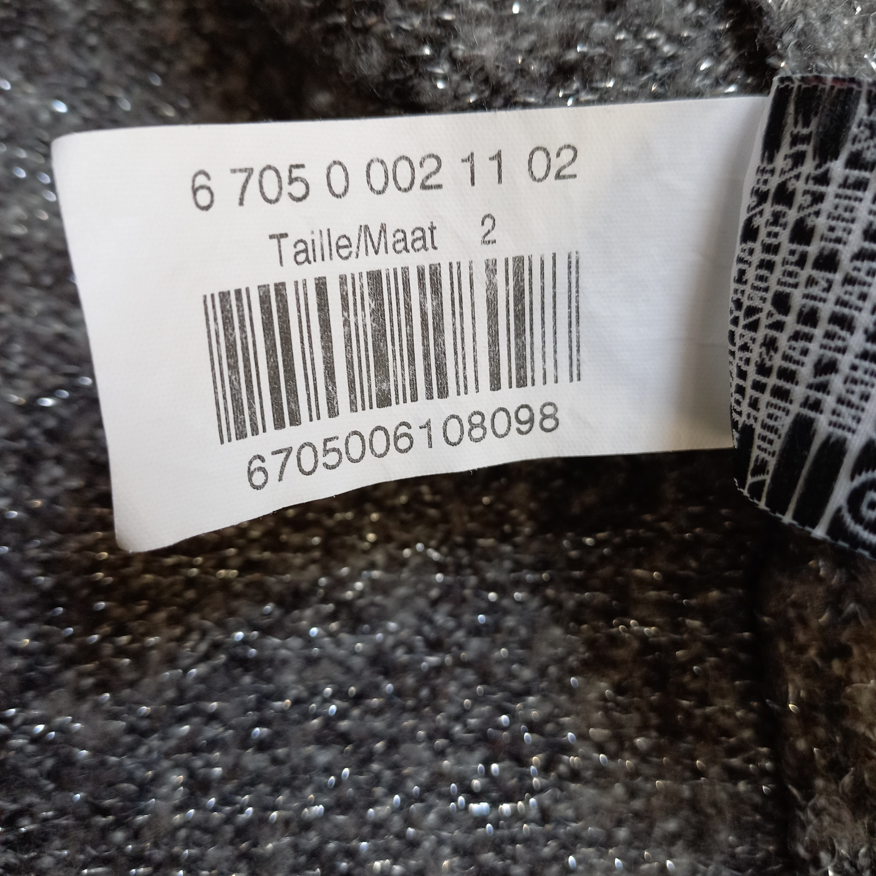 Boléro gris chiné pailletté T2 