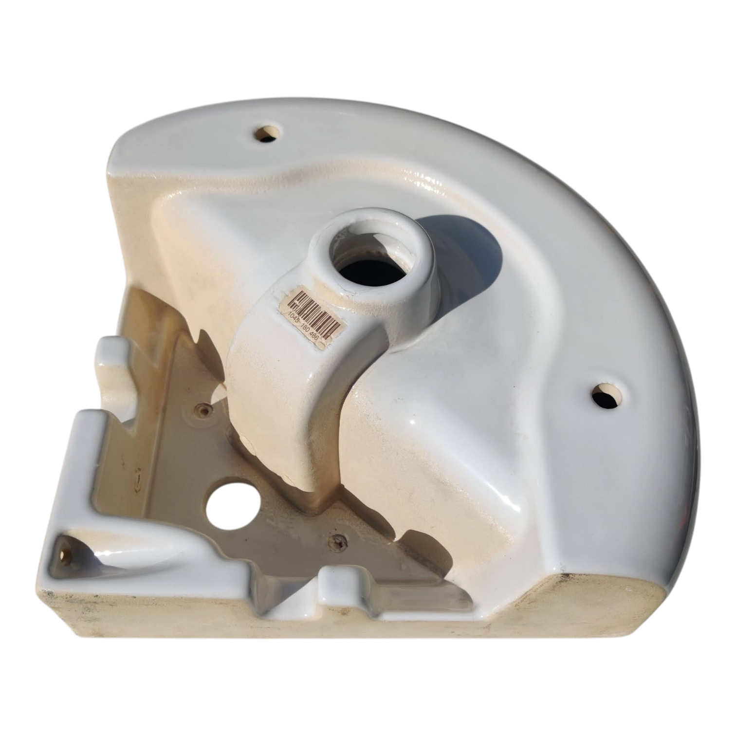 Lave main d'angle, faïence blanche Comme neuf - Vue 4 - 