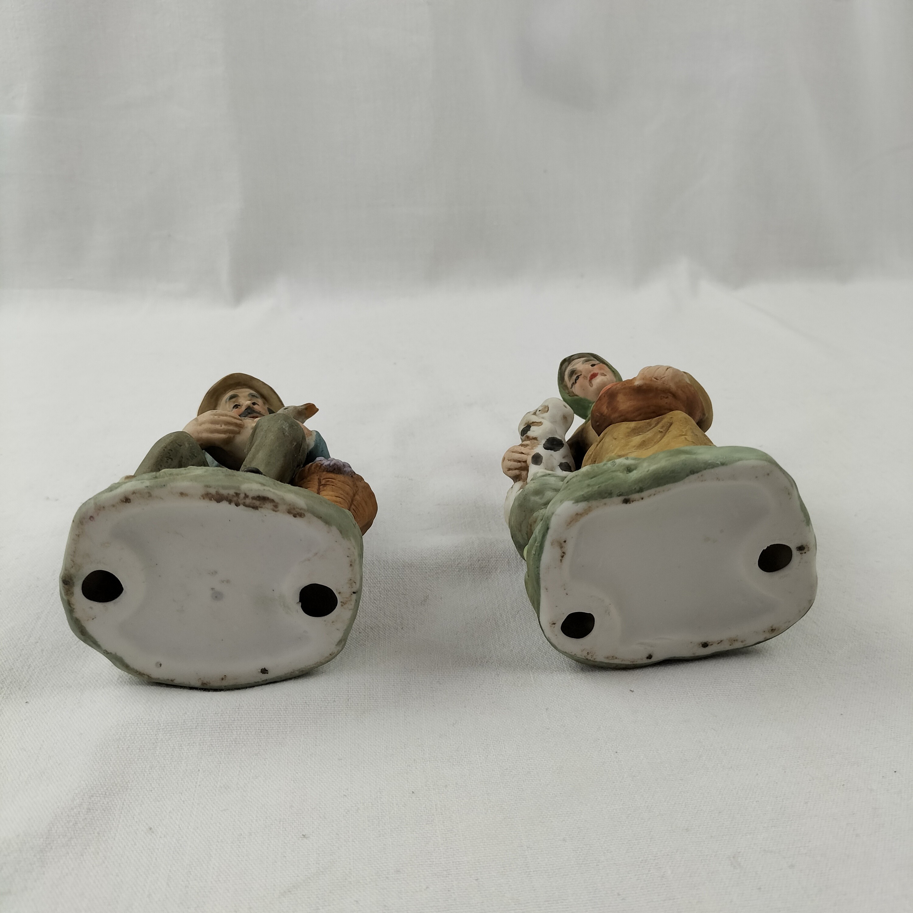 Figurines vintage fermiers peints à la main objets de collection - Photo 7