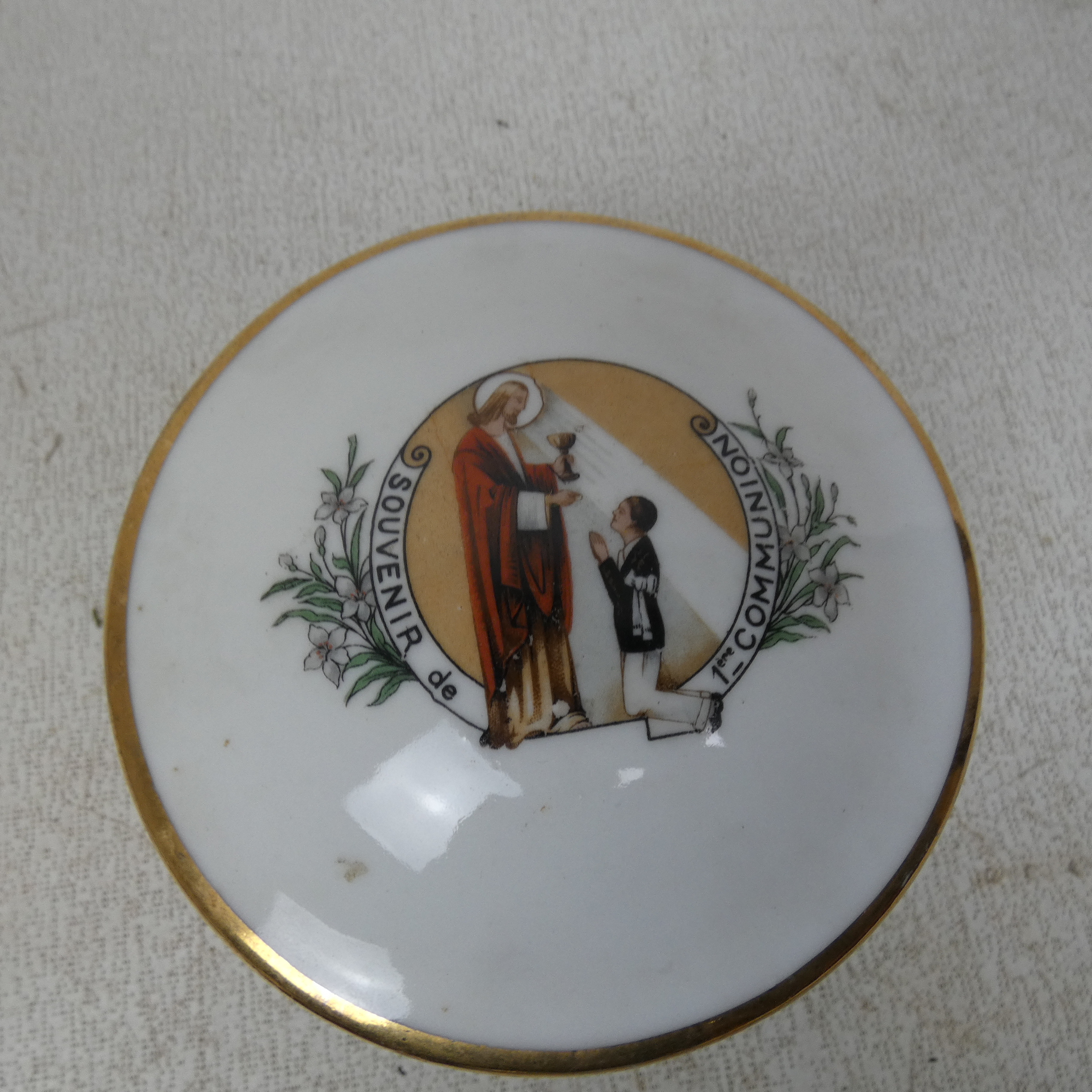 Ensemble Communion Vintage en Porcelaine Bon état - Vue 18 - 