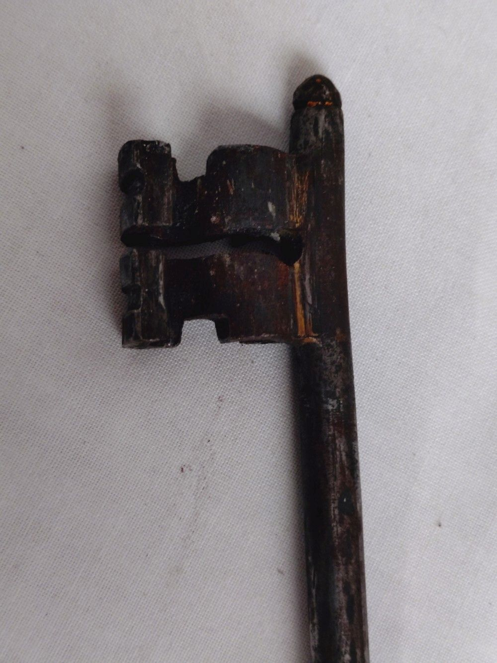 Ancienne serrure de porte d'entrée en fer forgé 18ème - Photo 14