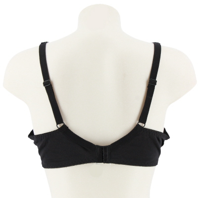 Soutien gorge noir avec dentelle blanche - Blanche Porte - Taille100C - Photo 2