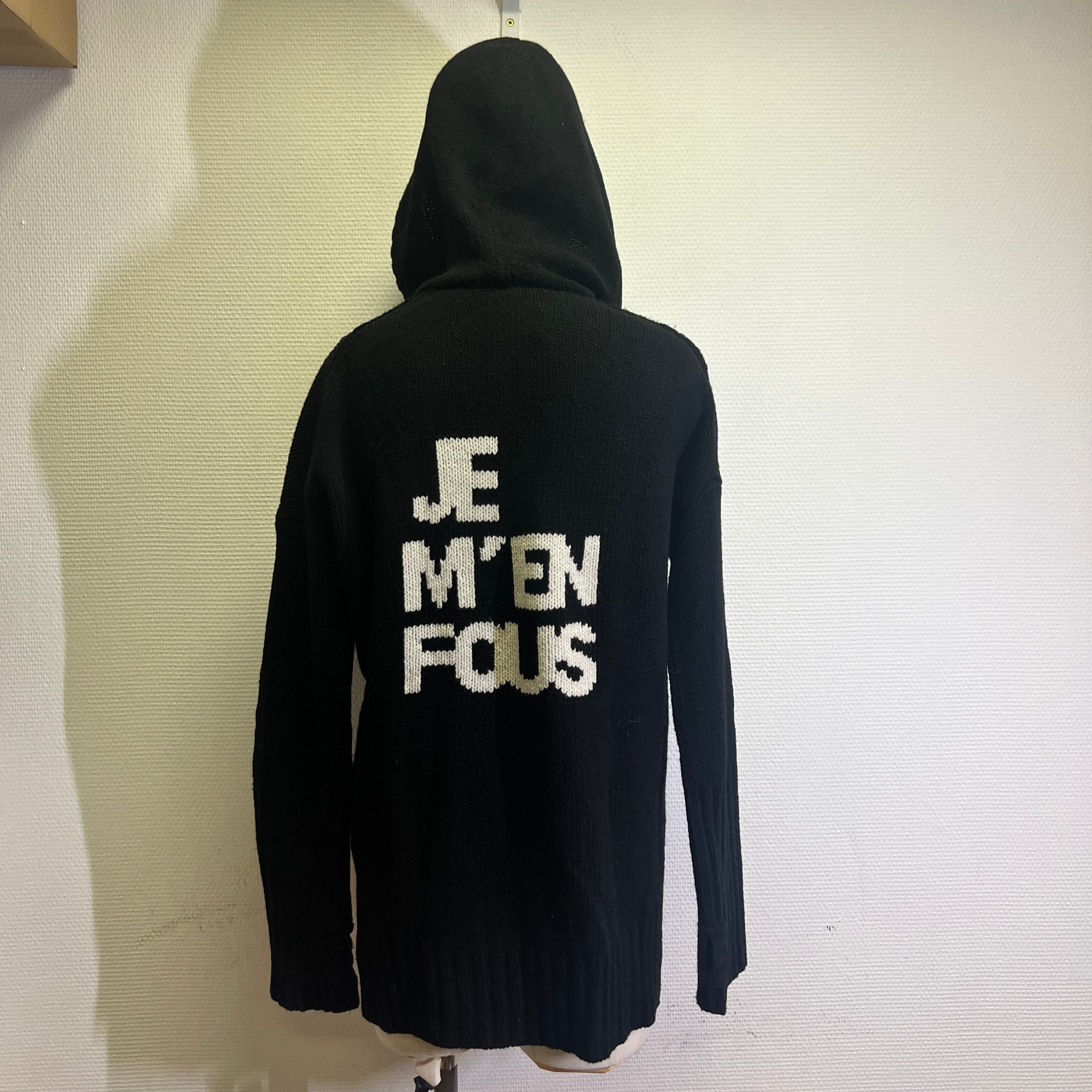 Zadig&Voltaire - Gilet "je m'en fous" noir - Laine mérinos - Femme S Comme neuf - Vue 5 - 