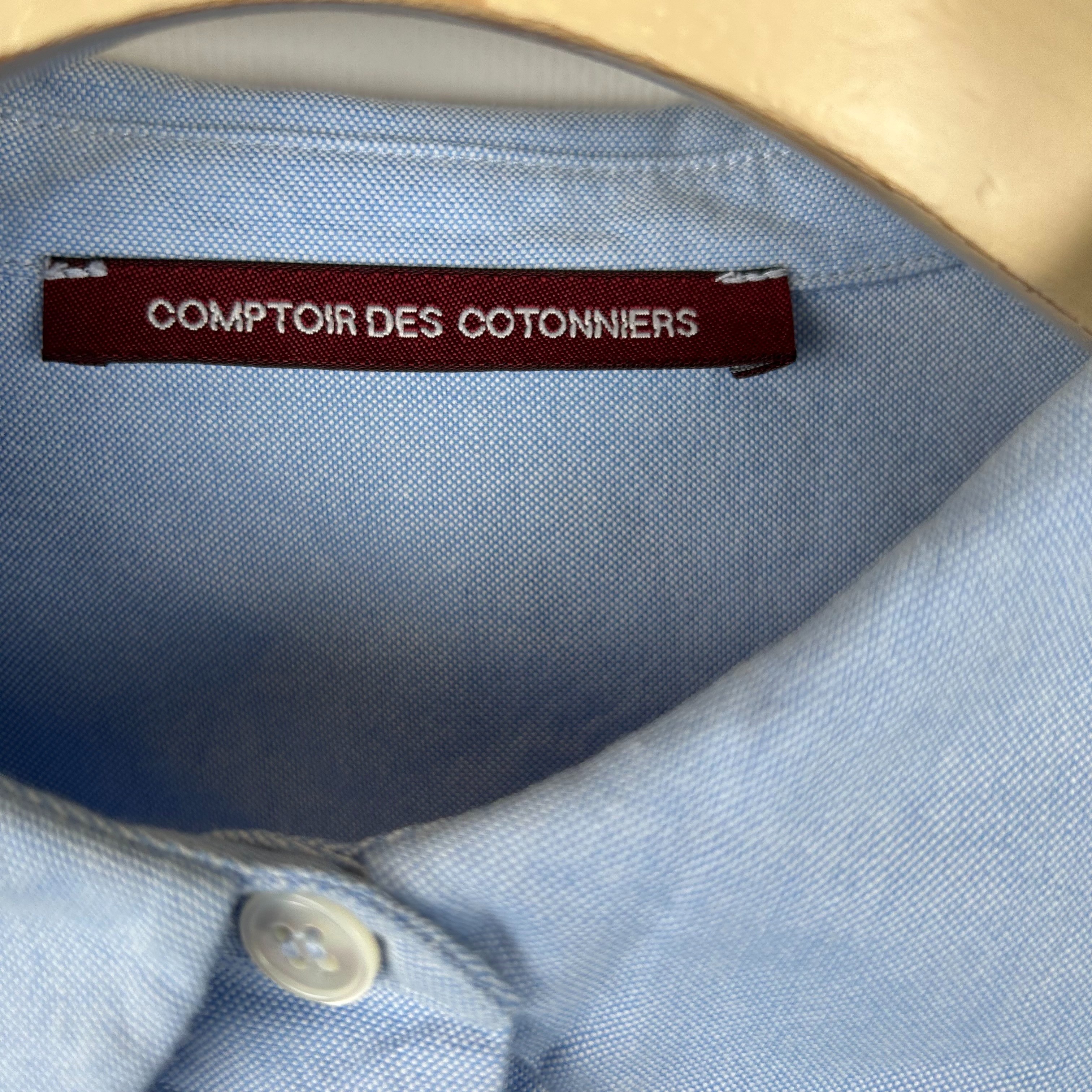 Comptoir Des Cotonniers - Chemise bleu 100% coton - Taille 42 - Photo 3
