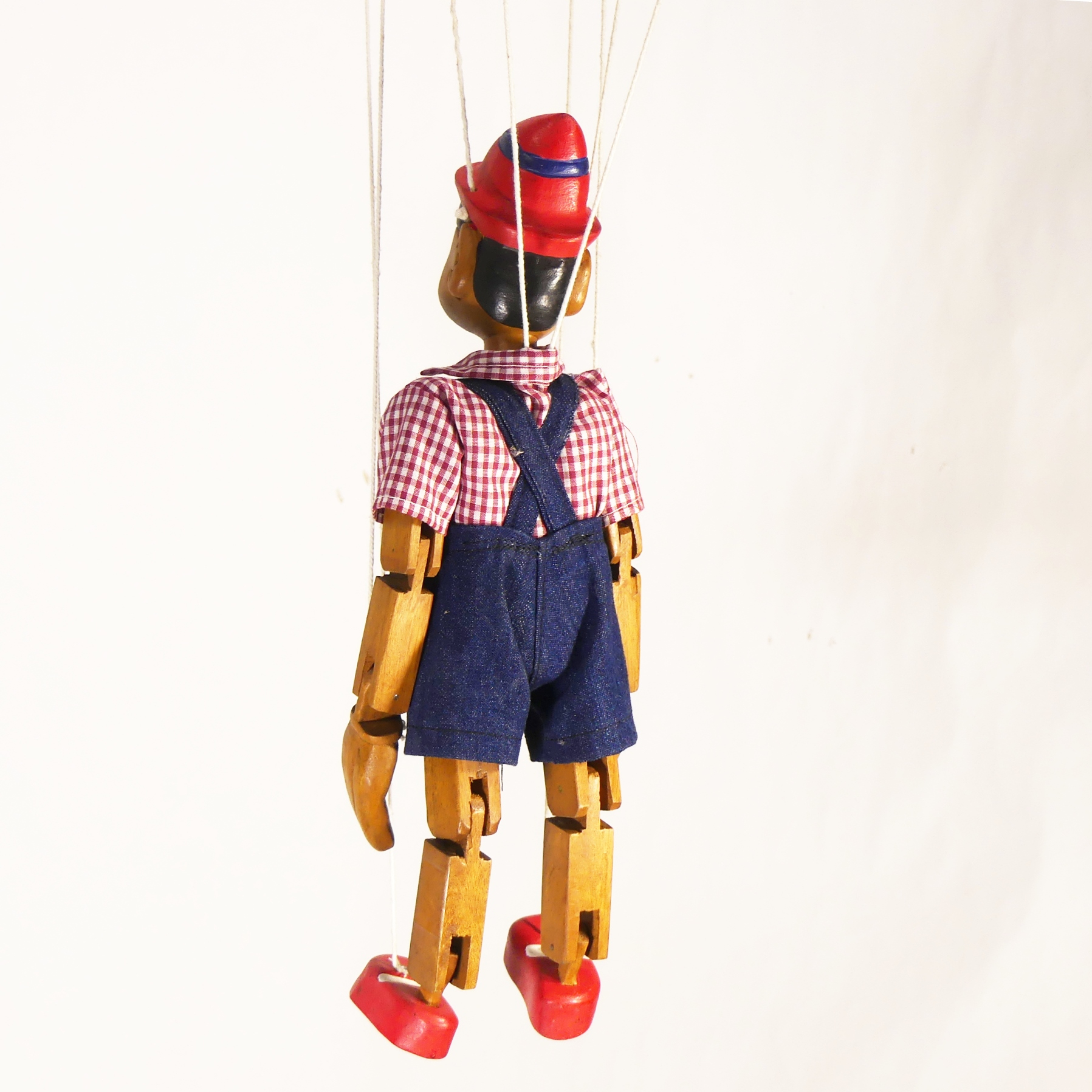 Marionnette articulée - Pinocchio - Bois Très bon état - Vue 7 - 