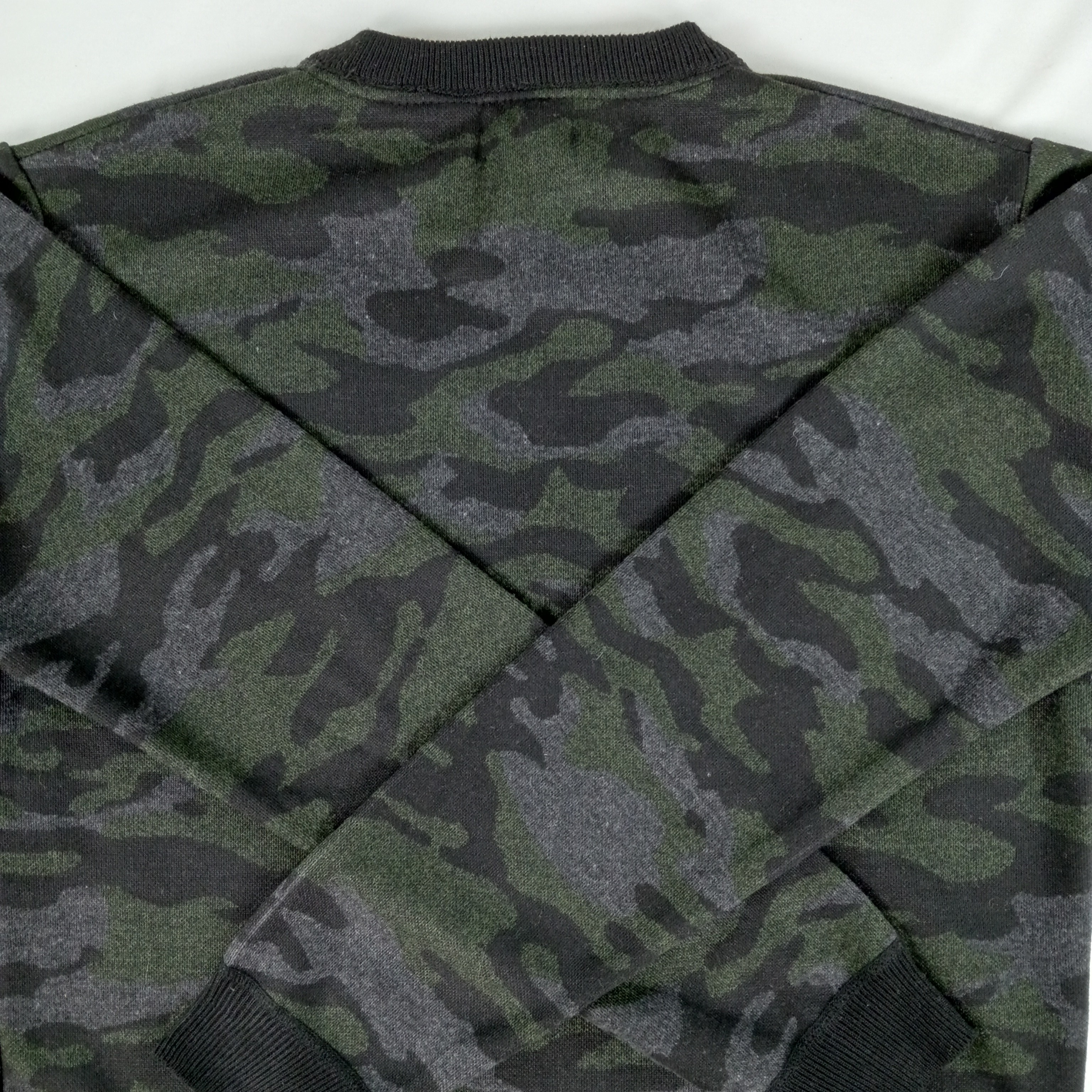 Sweat - homme - marque StreetWear - manches longues - couleur noir, gris et vert - taille L (42) - Photo 3