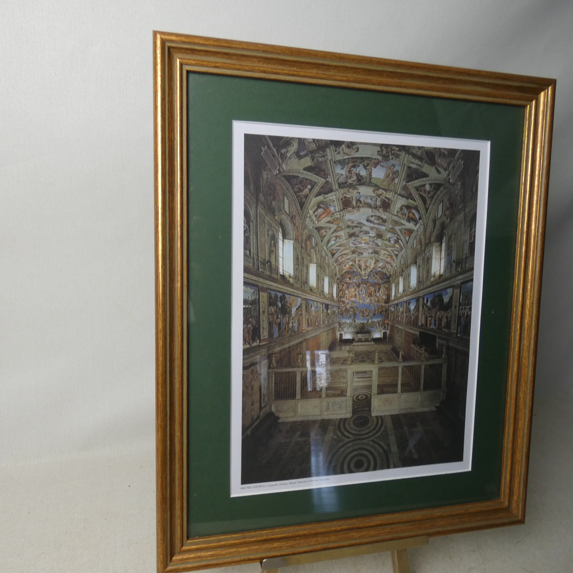 Reproduction Michel Angelo - "Jugement Dernier " Fresque de la Chapelle Sixtine - Musée du Vatican État correct -  reconditionné disponible sur Label Emmaüs