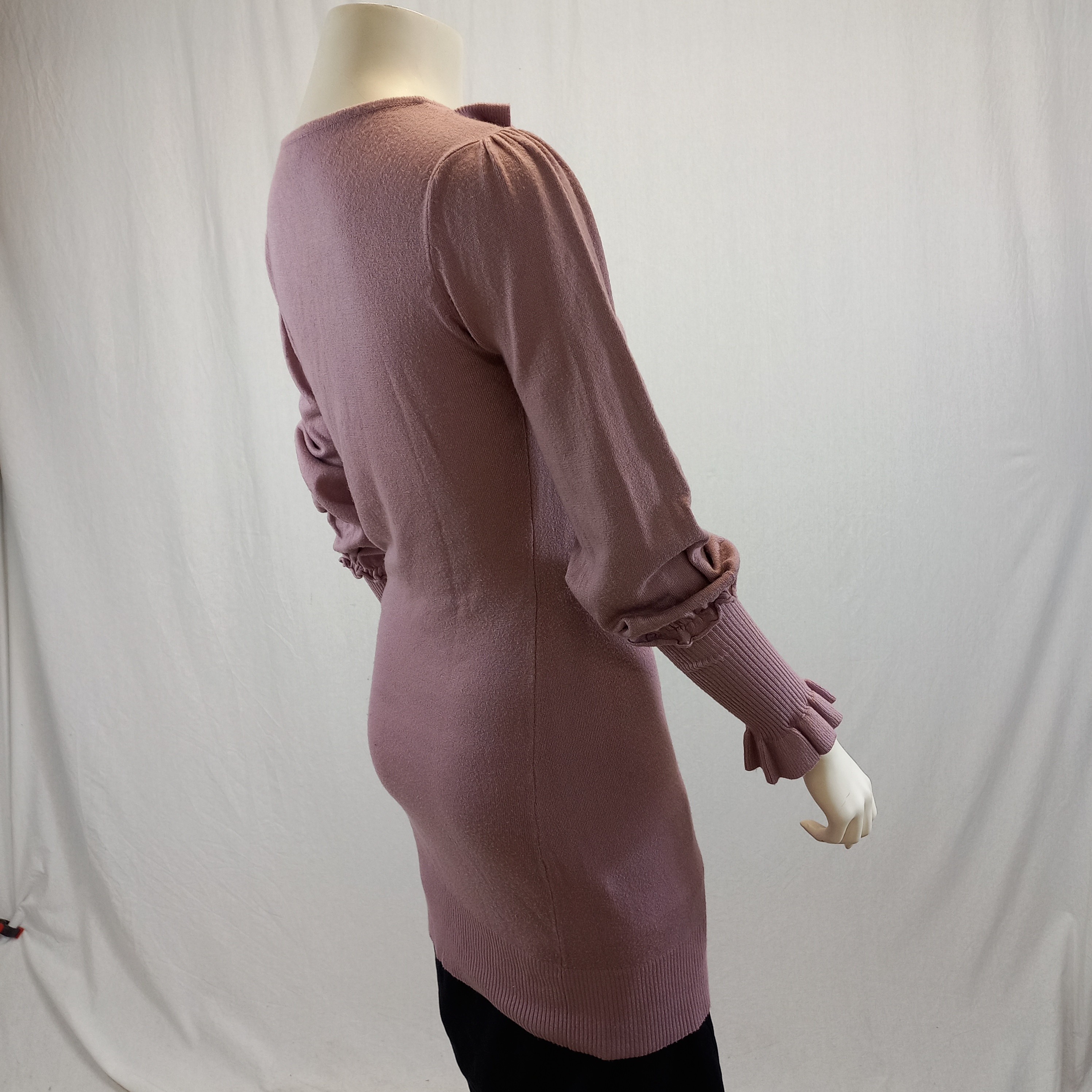 Voir photo 2 de Robe pull parme "INTRAMA" Taille S/M Robe pull parme "INTRAMA" Taille S/M - Vue 2 -