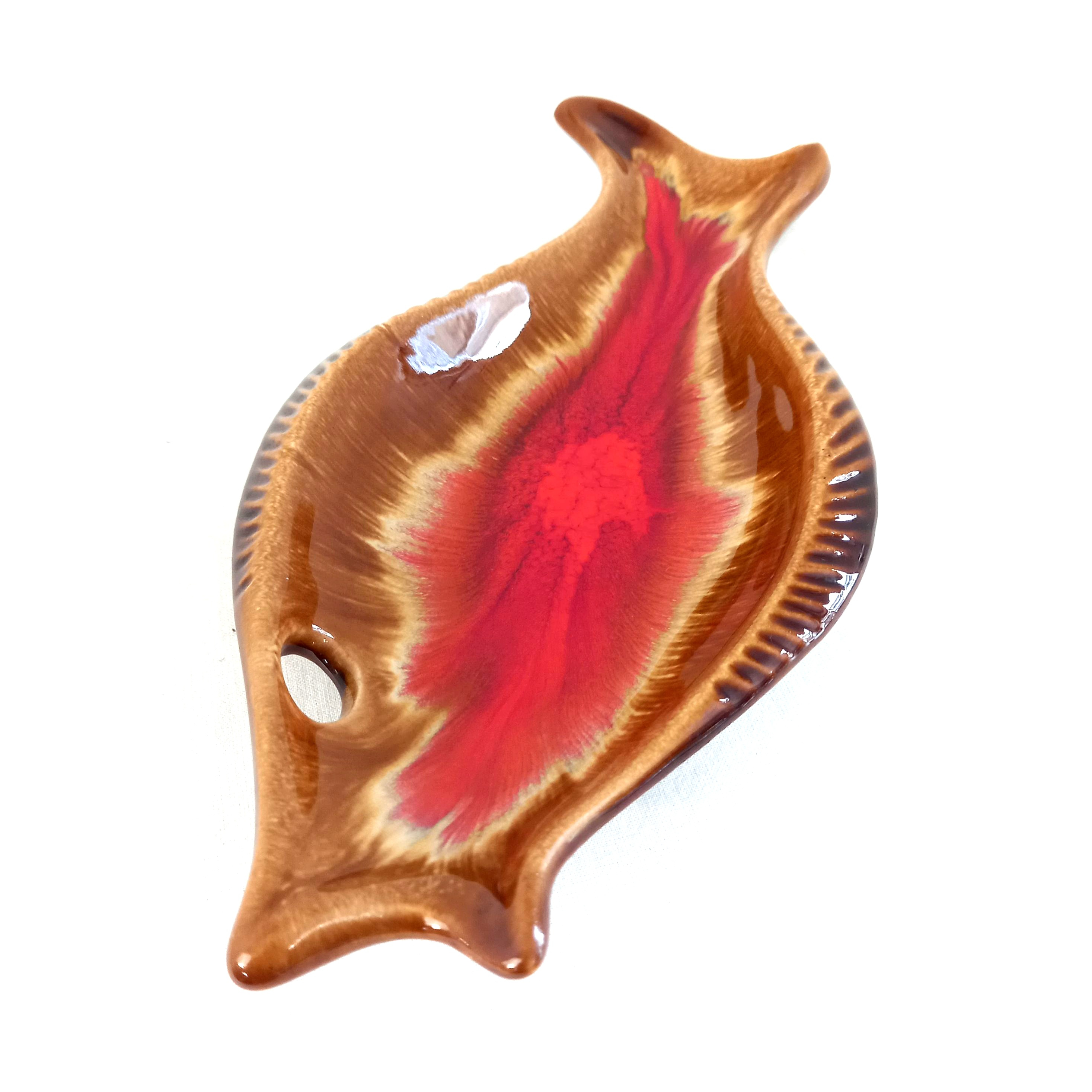 Vide-poches en forme de poisson, signé Albert Ferlay à Vallauris - Photo 3