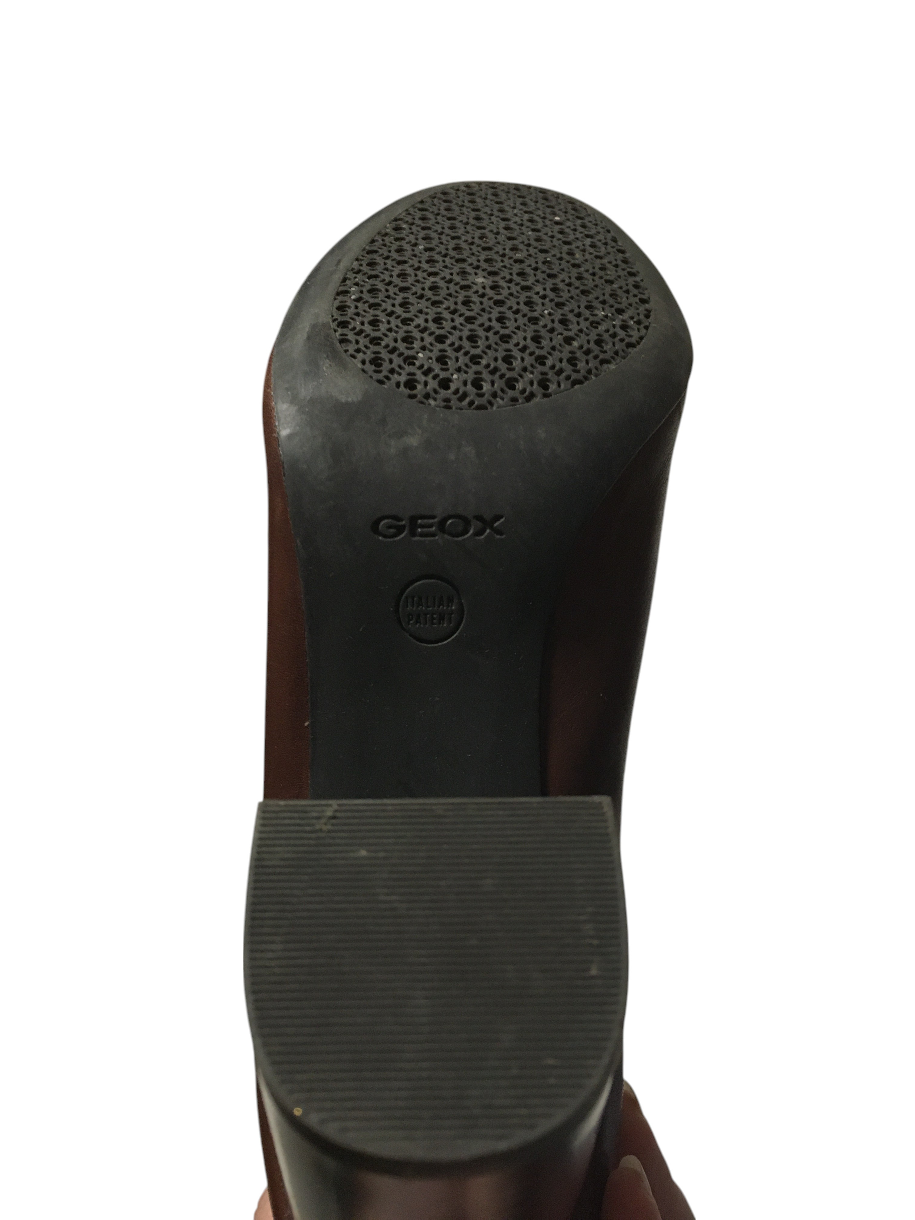 Bottine marron a talon GEOX - 39.5 - Photo 3