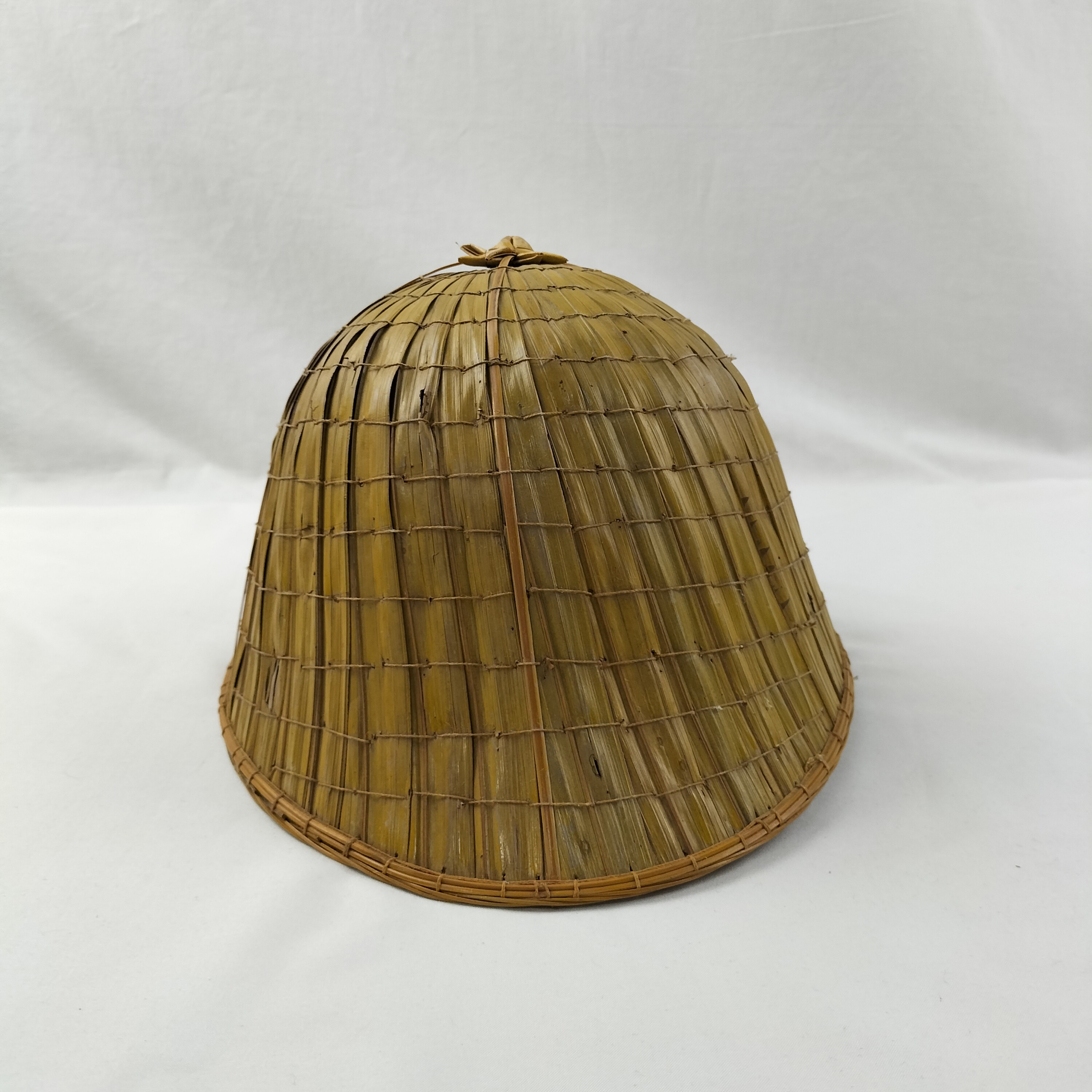 Chapeau vintage de bambou tressé - Photo 3