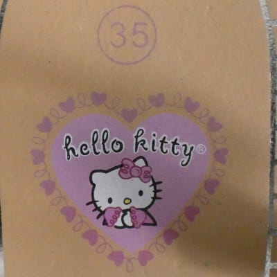 Sandales grises et beiges imprimées - Fille - HELLO KITTY - Pointures 35 - Photo 4
