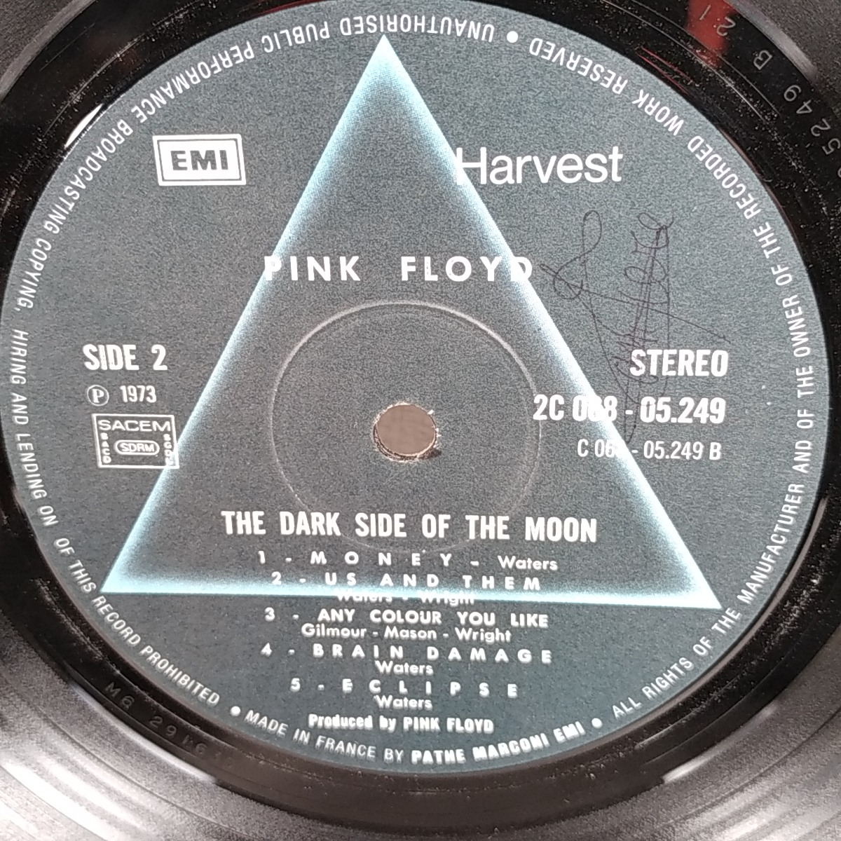 Album vinyle 33 tours - Pink Floyd Bon état - Vue 7 - 