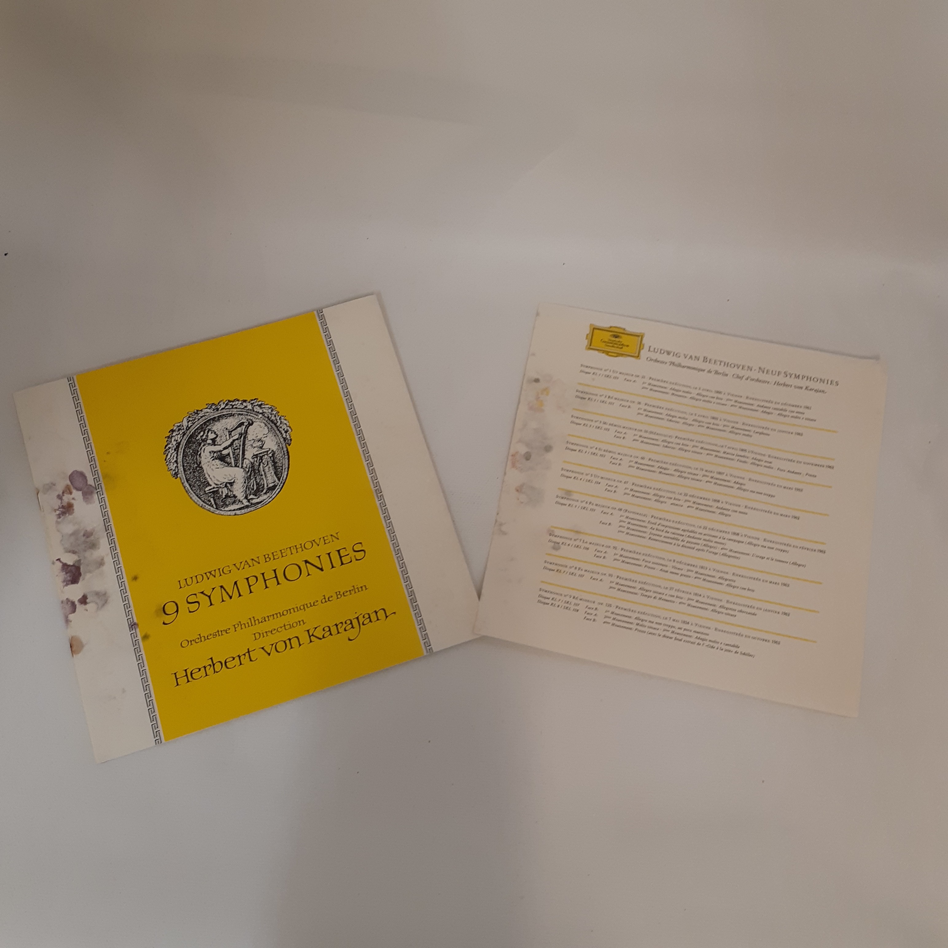 Voir photo 18 de Orchestre Philharmonique De Berlin, Herbert Von Karajan - 9 Symphonies - 1962 Orchestre Philharmonique De Berlin, Herbert Von Karajan - 9 Symphonies - 1962 Bon état - Vue 18 -