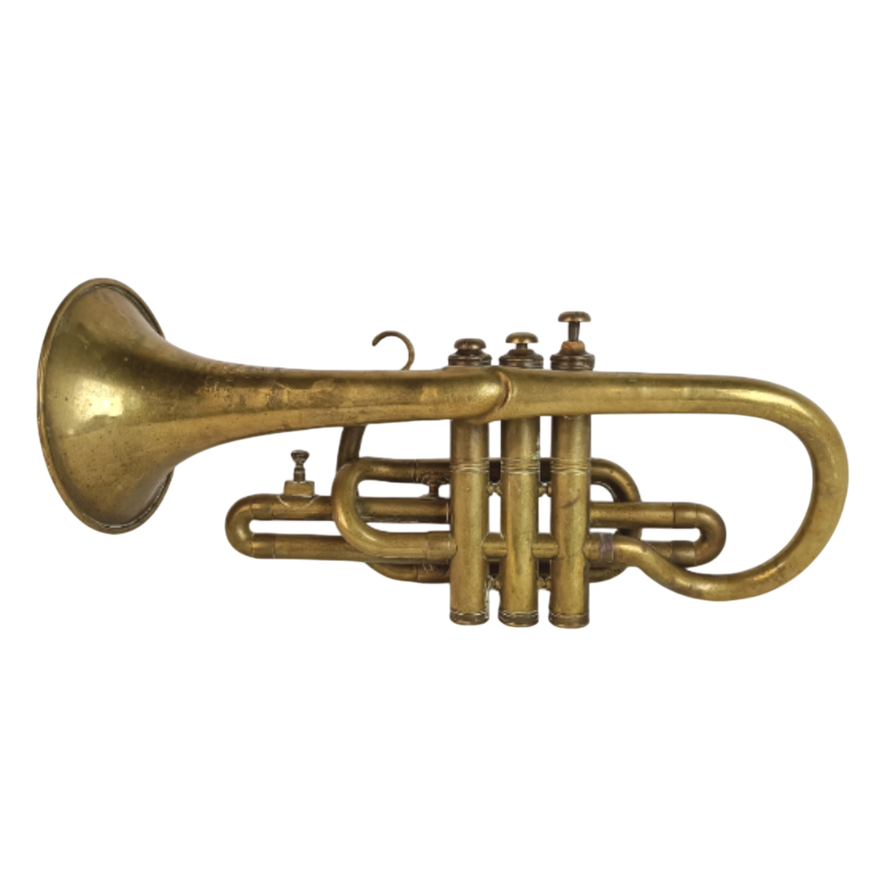 Ancienne Trompette Couesnon et Cie à restaurer - État correct sur Label Emmaüs