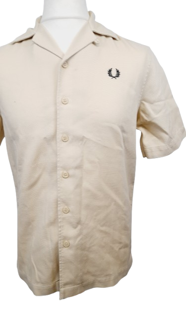 Fred Perry chemise manches courtes à col tailleur - Taille S - Photo 9