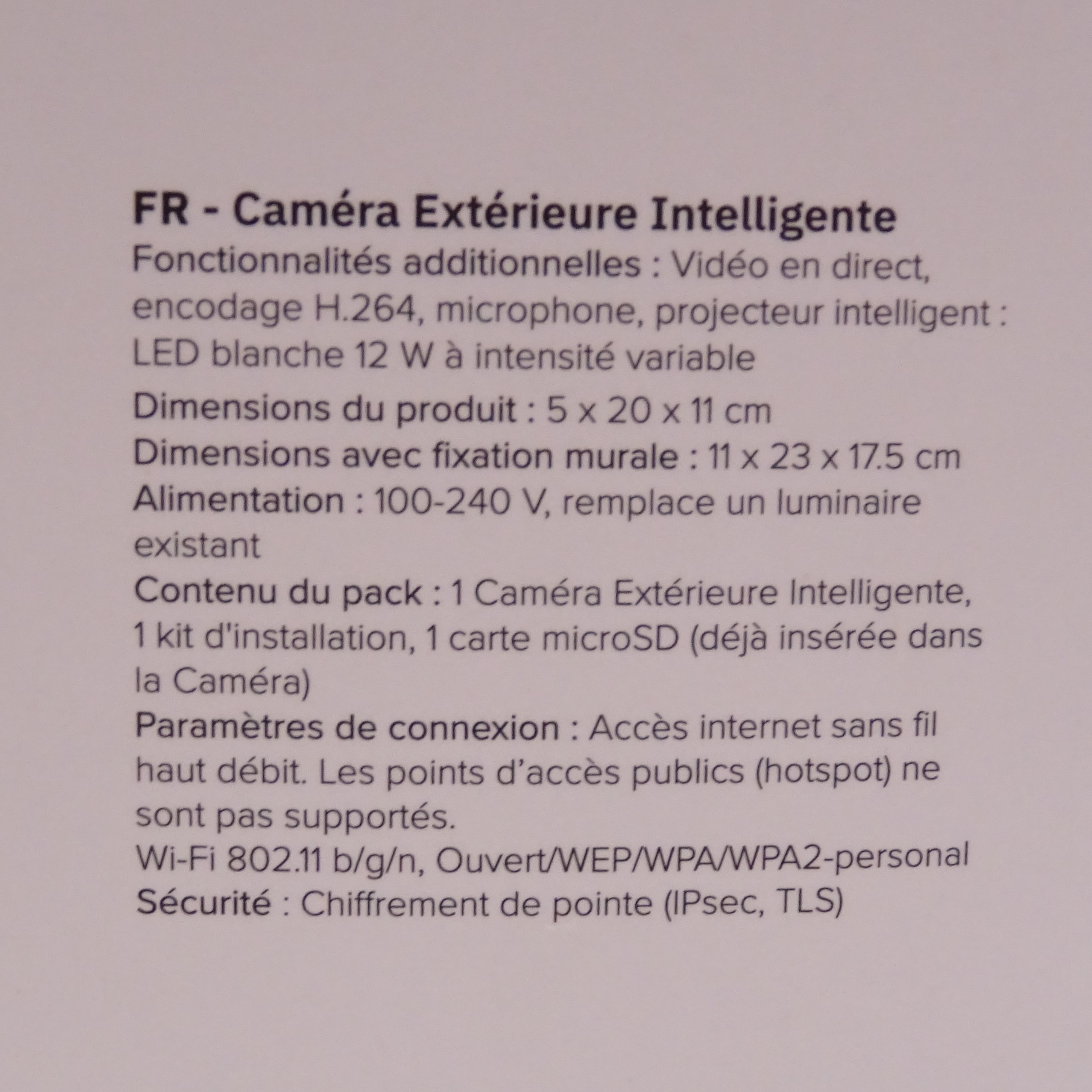 Netatmo Caméra Wifi Extérieure - Très bon état - Photo 4