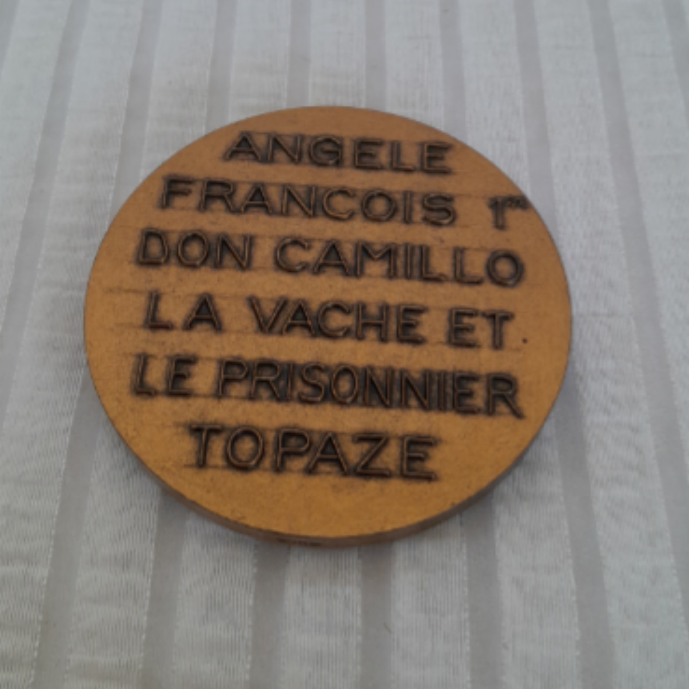 Médaille de F. CONTANDIN, ou FERNANDEL, ou de l'acteur par ses 40 années cinématographiques - Photo 2