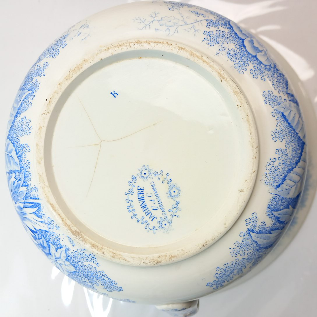 Ensemble de toilette faïencerie Sarreguemines U&C - État correct - Photo 5