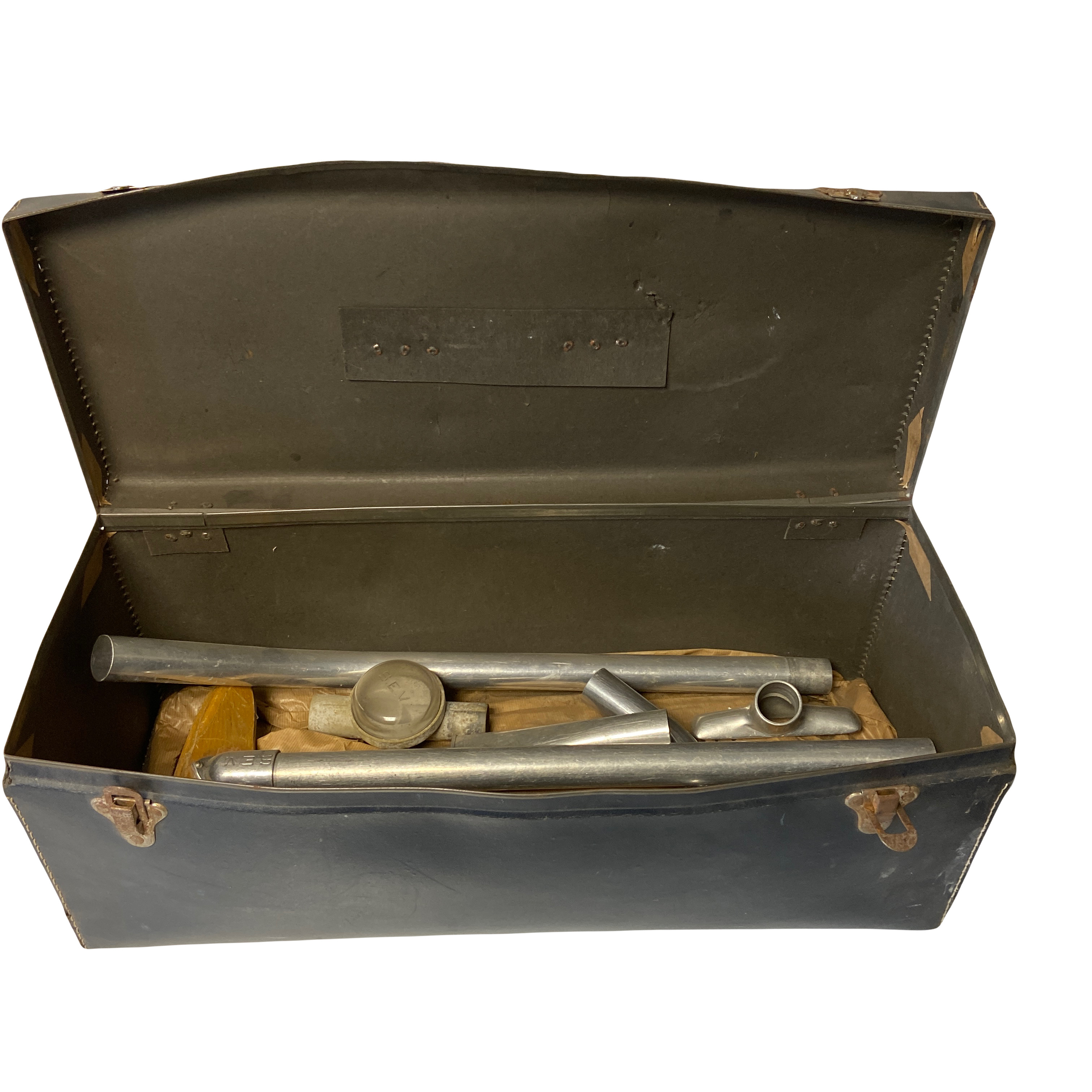 Aspirateur traineau vintage S.E.V vintage ( années 50) qui fonctionne dans sa mallette d'origine - Très bon état - Photo 3