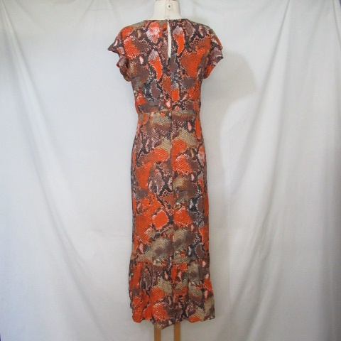 RF182 - Robe imprimé serpent - Jus d'Orange Paris - Taille 3 (L) Très bon état - Vue 2 - 