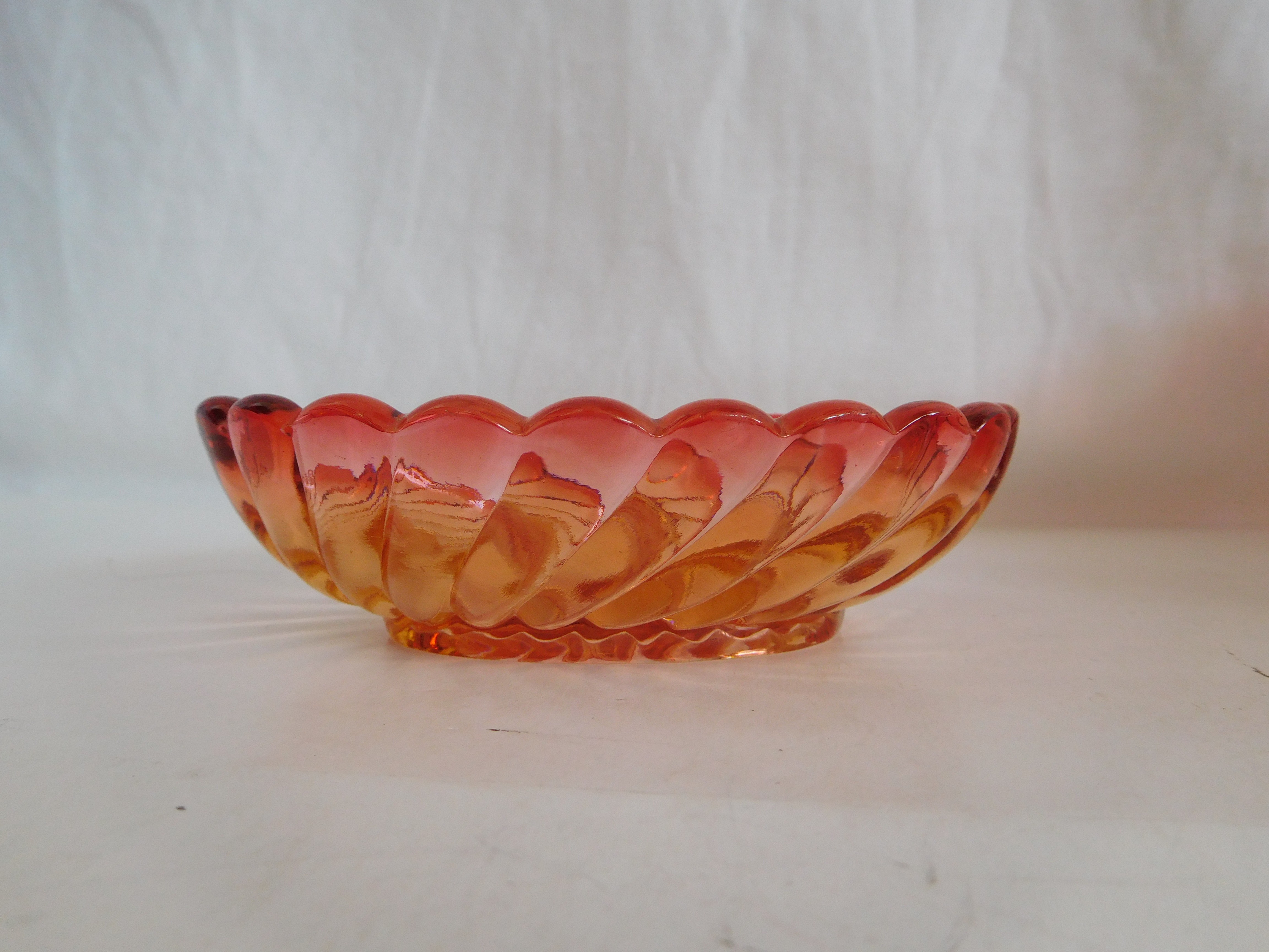 Garniture De Toilette BACCARAT Cristal Rose Ambré - 8 Pièces Rares°° - Photo 15